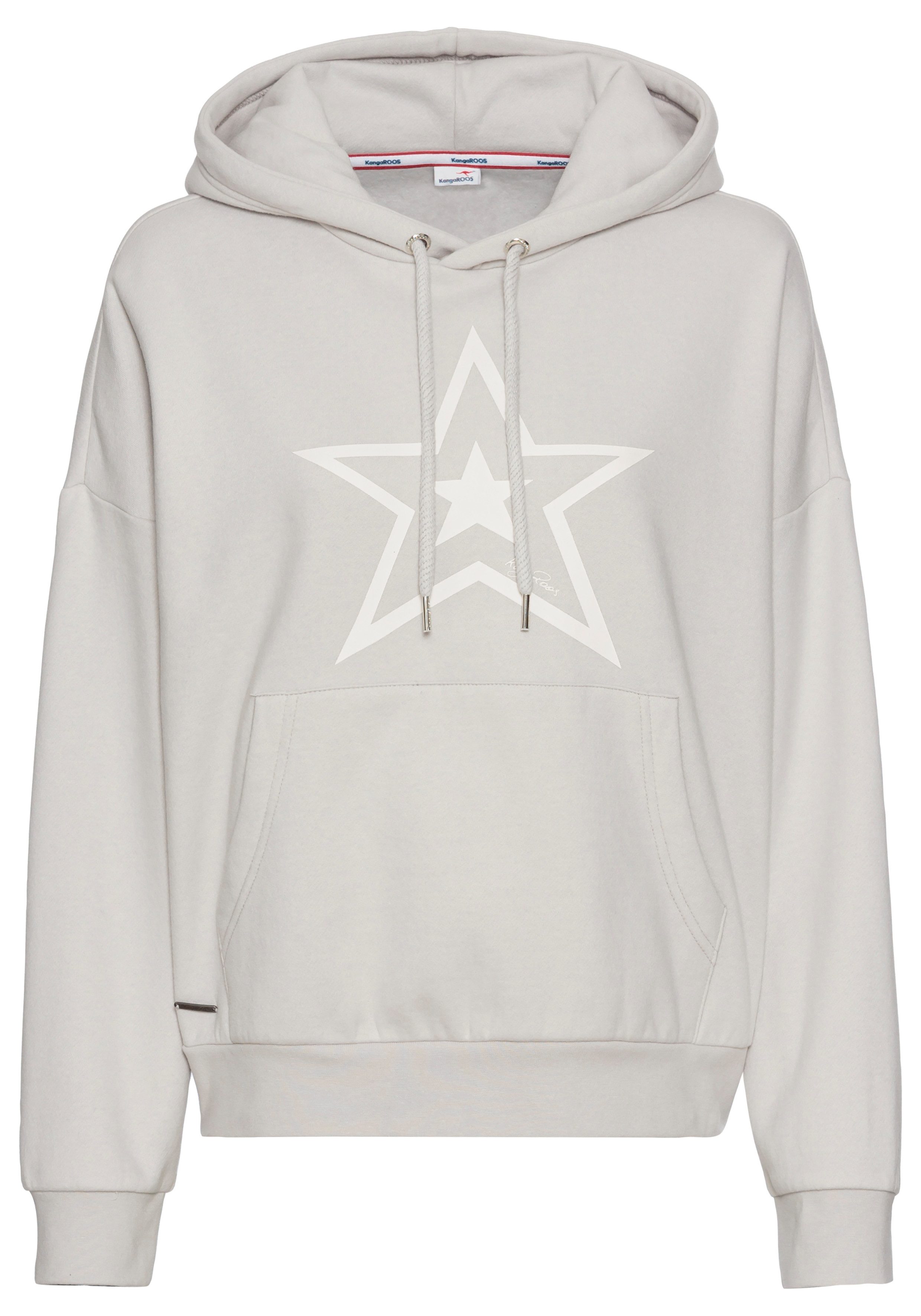 KangaROOS Hoodie met ster-print