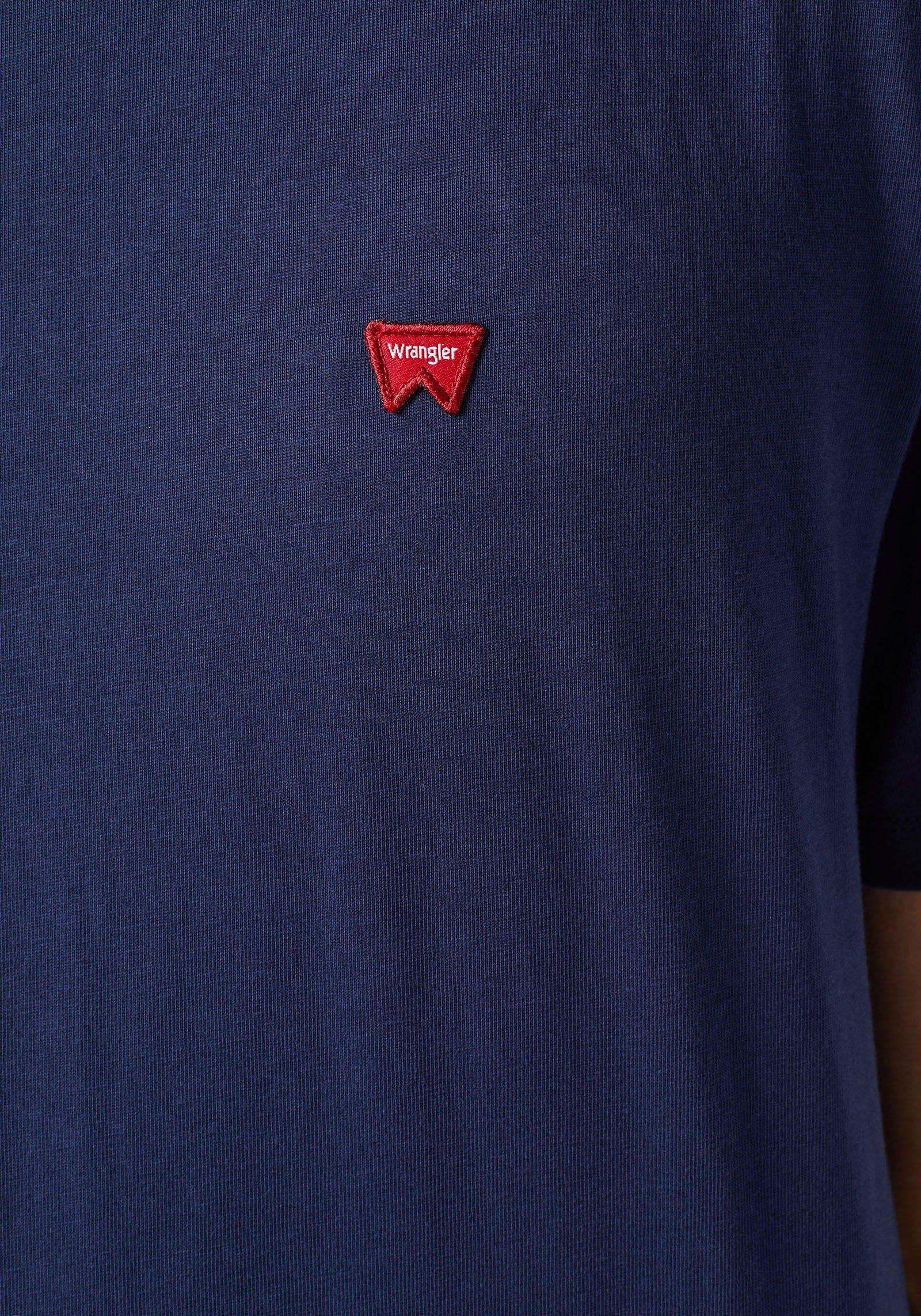 Wrangler Shirt met korte mouwen met logoborduursel op borsthoogte