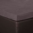 bettwarenshop hoeslaken topmatras hoeslaken elastisch met goede pasvorm (1 stuk) grijs