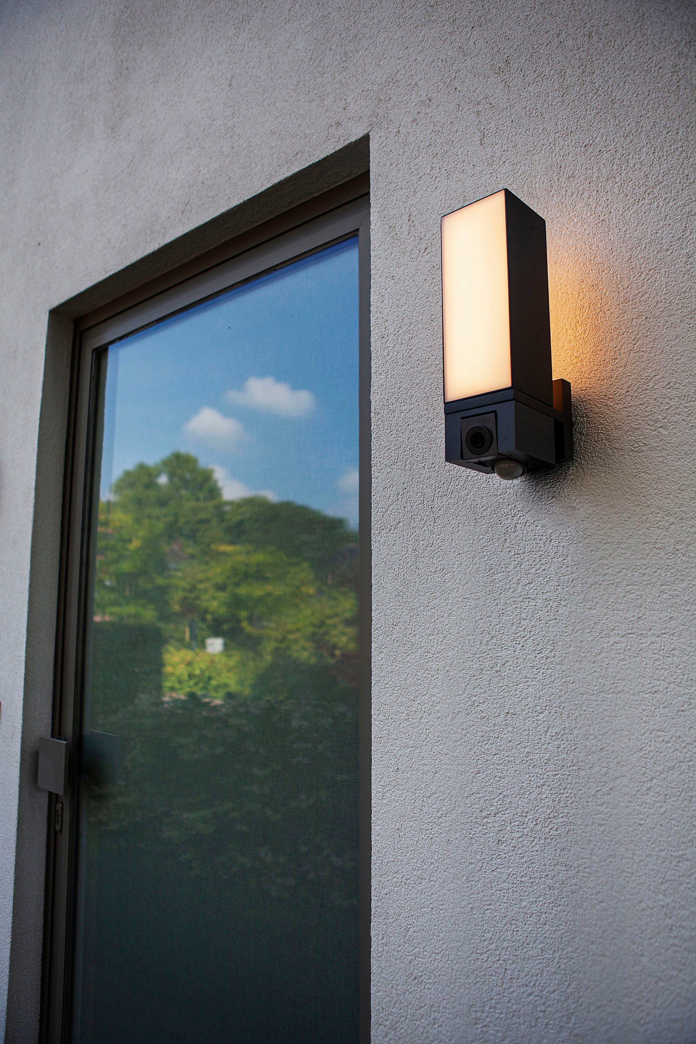 LUTEC Slimme ledlamp Cuba Smart-Home camera lamp (1 stuk)