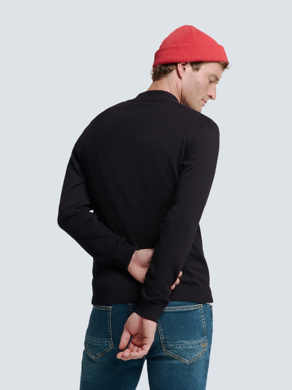 NO EXCESS Cardigan in unikleur