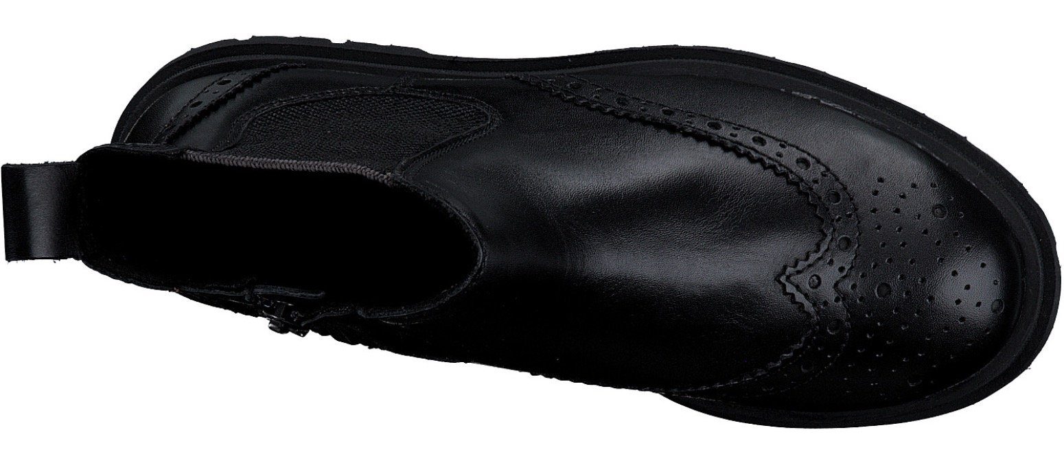 Marco Tozzi Chelsea-boots laarzen, enkellaars, chunky boots met modieuze lyra-perforatie