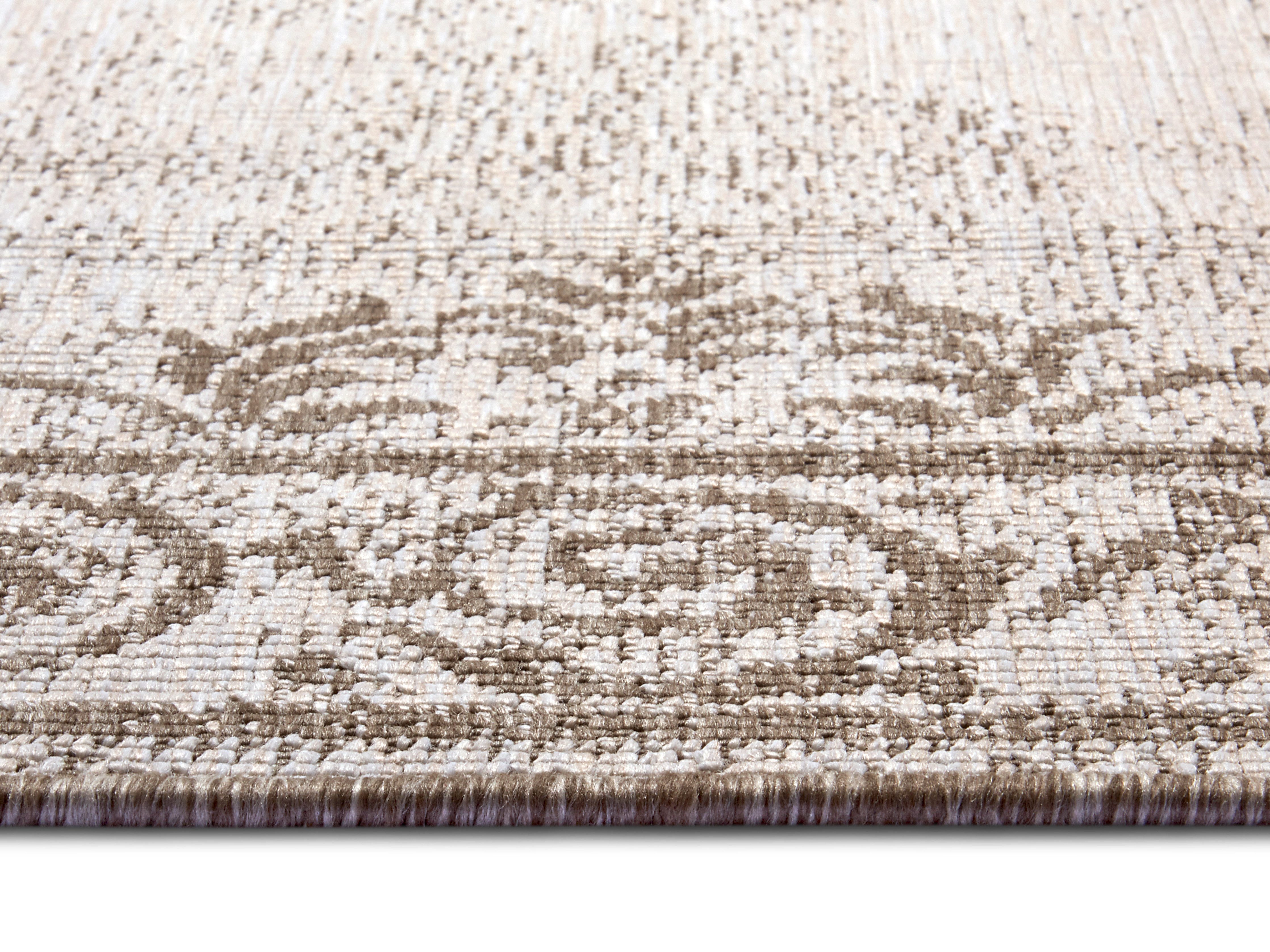 NORTHRUGS Vloerkleed CEBU tweezijdig te gebruiken kleed In- & outdoor, weerbestendig, balkon, woonkamer, waterbestendig, oriëntaals