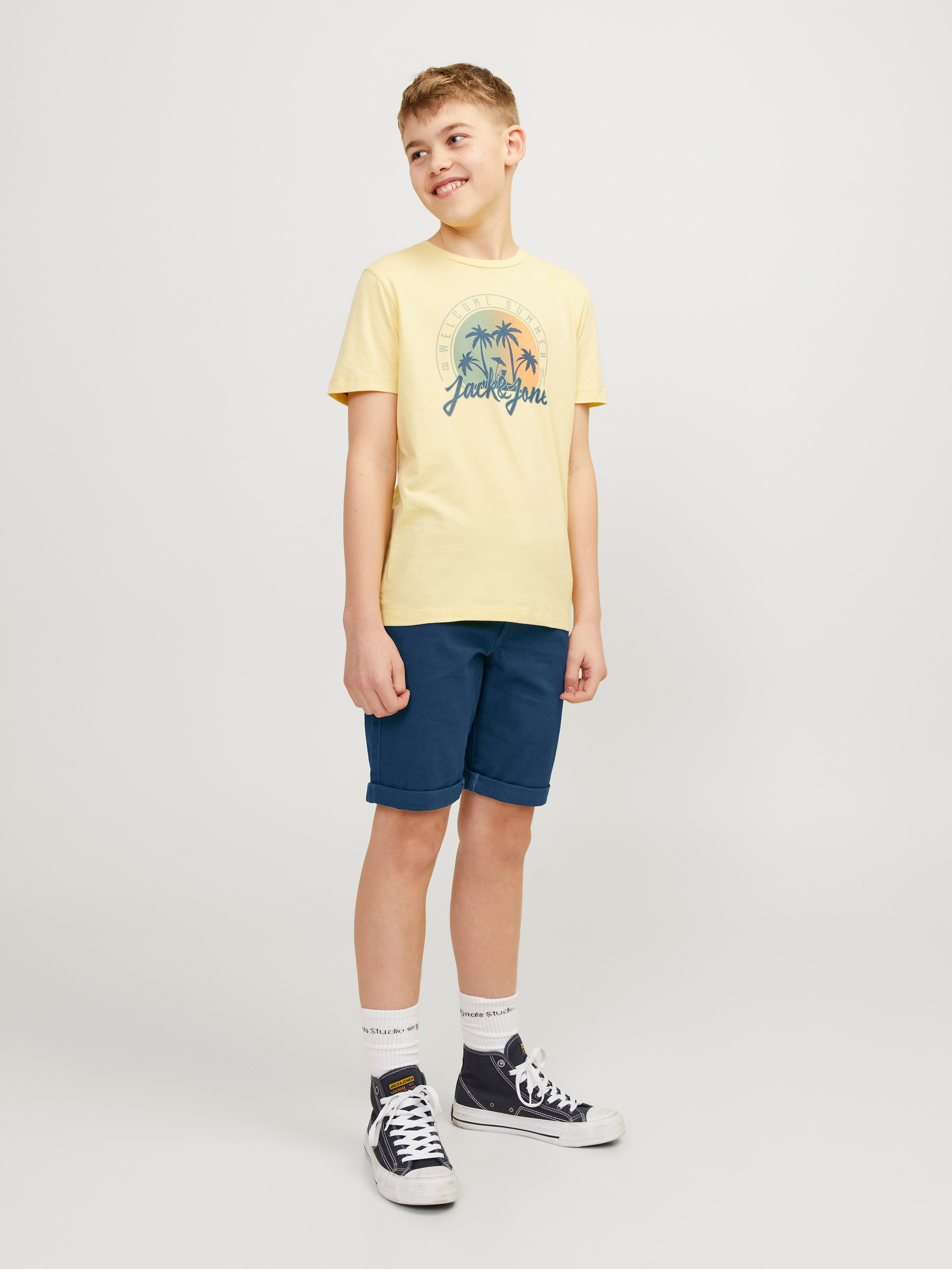 Jack & Jones Junior Chino-short JPSTDAVID JJCHINO SHORTS AKM SN JNR