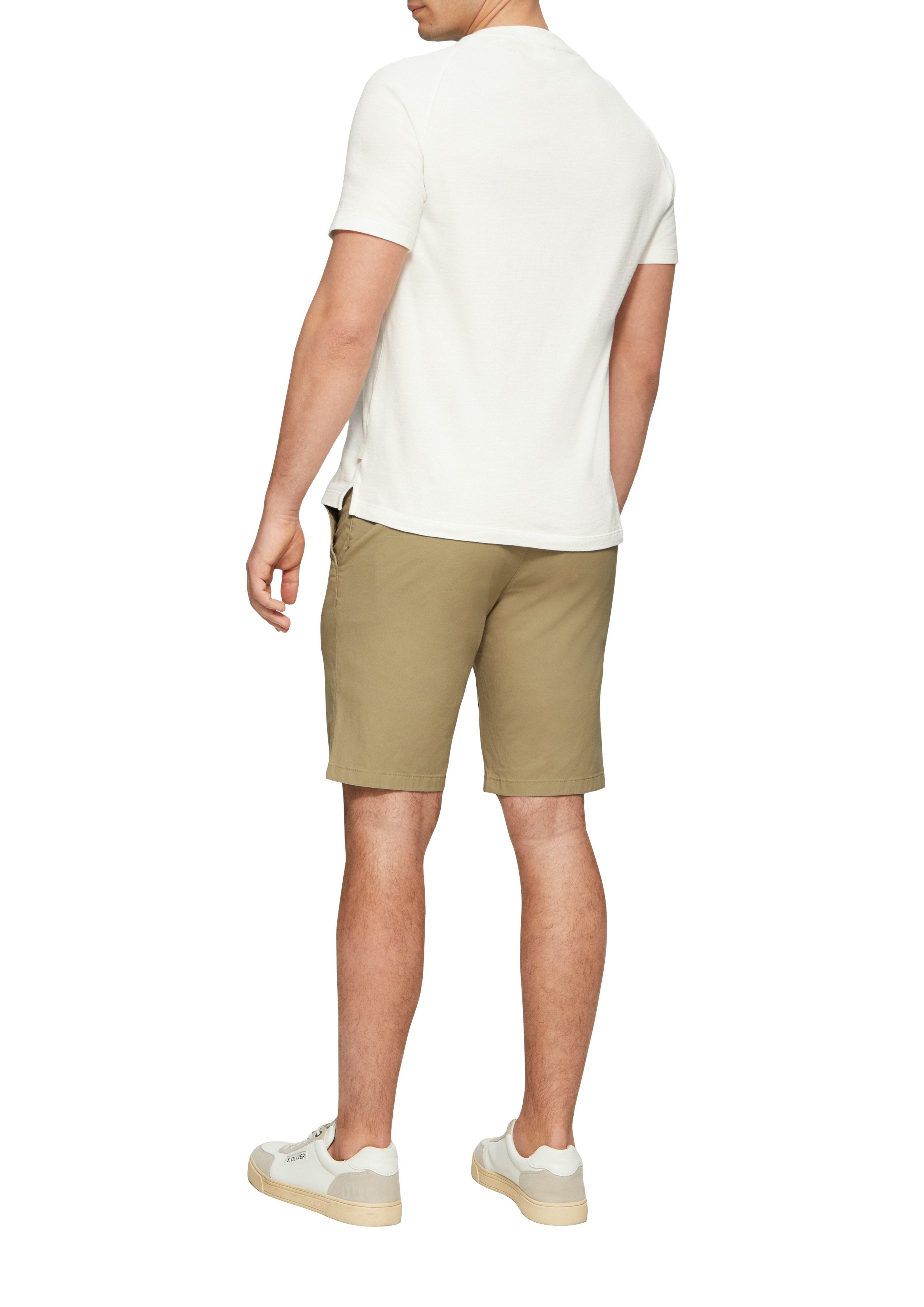 s.Oliver Chino-short met wassing