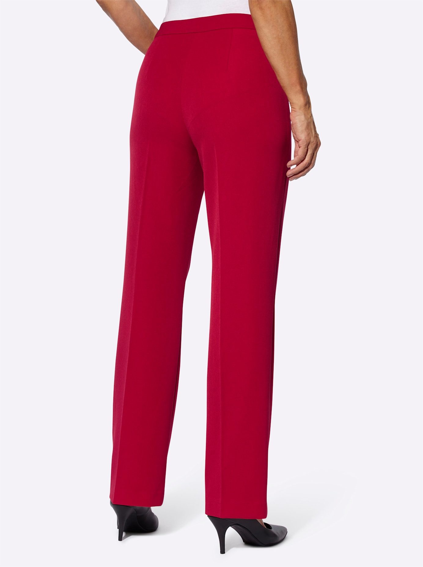 Lady Pantalon met vouw