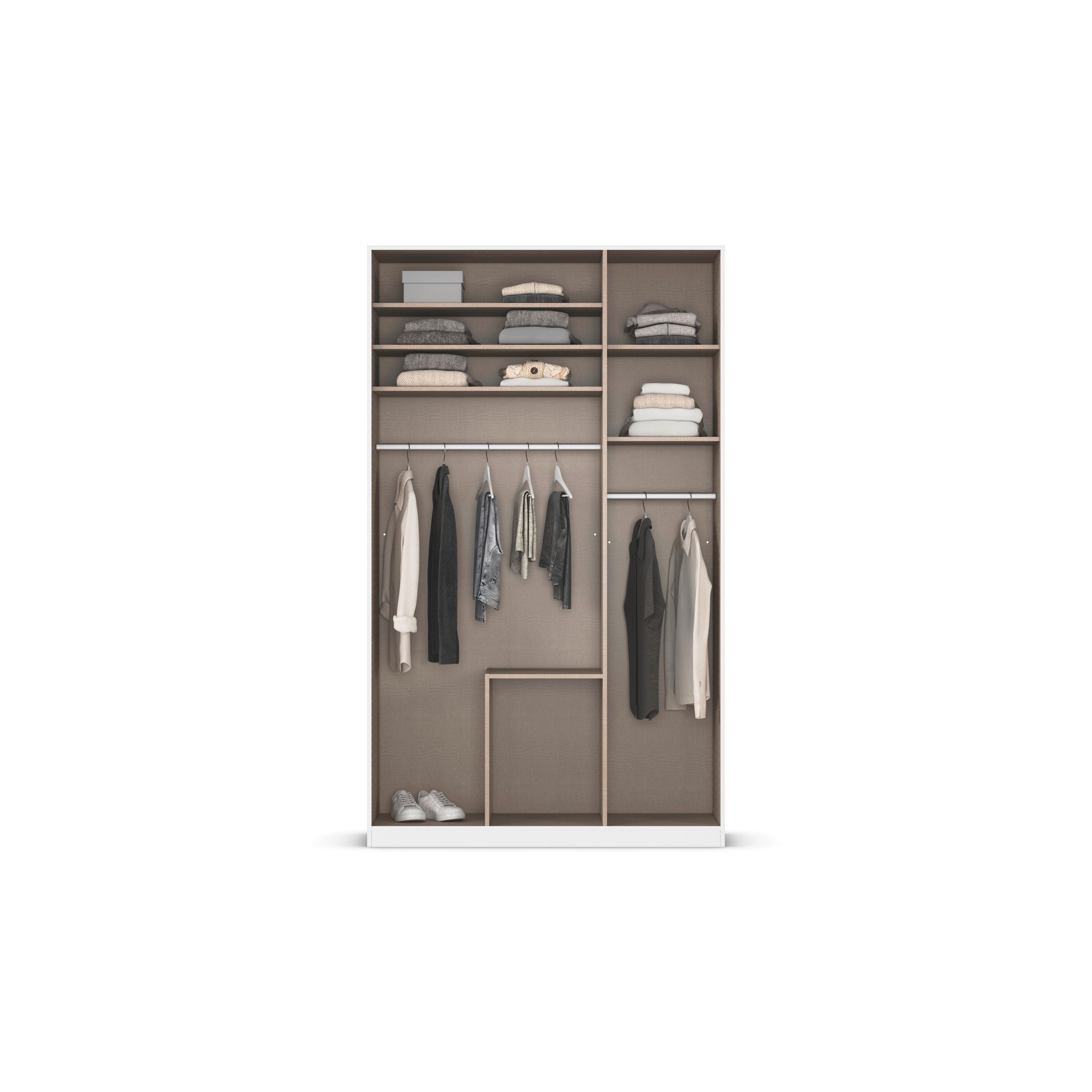 rauch Draaideurkast Kledingkast kast garderobe AGORDO met decor- of hoogglansfront