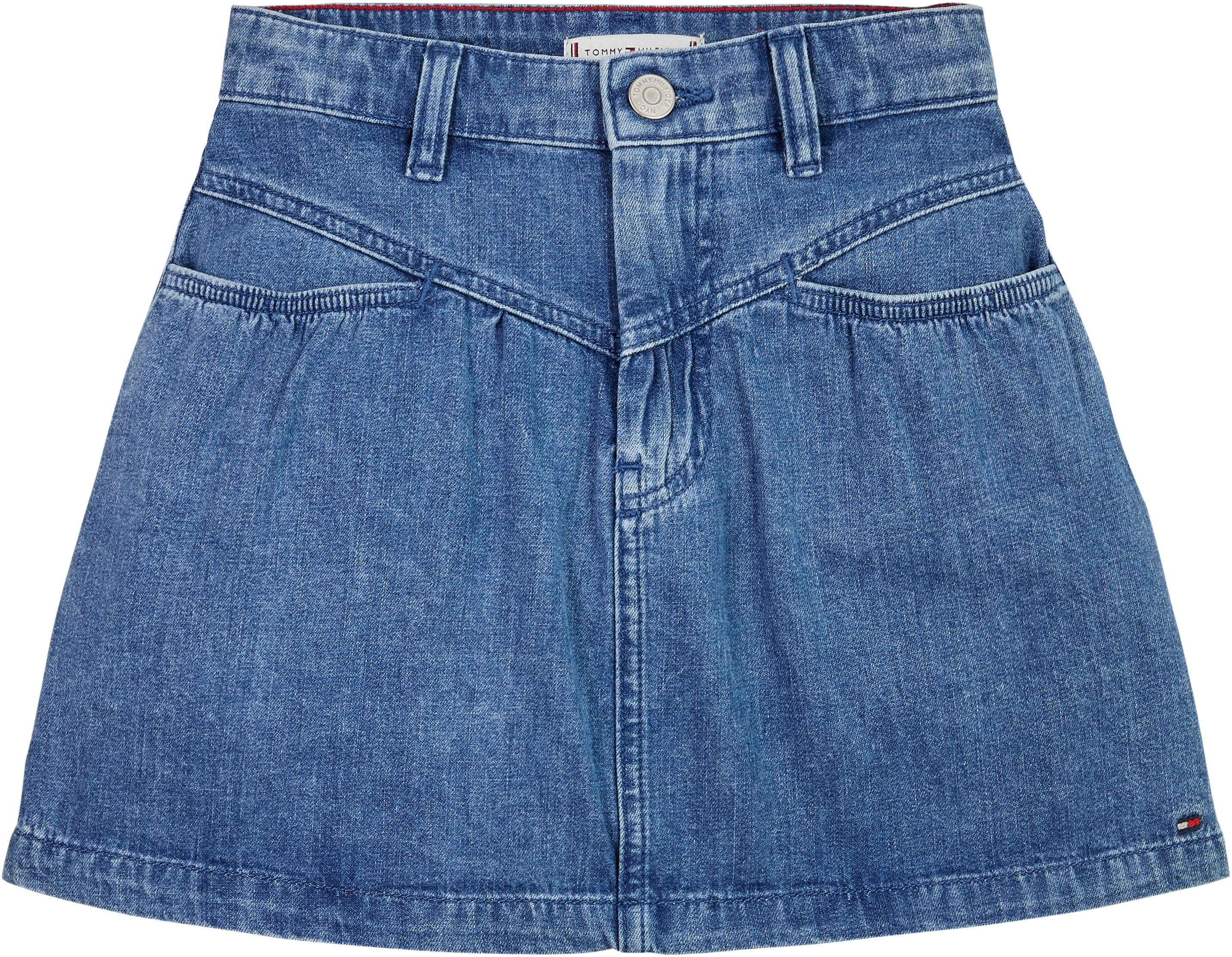 Tommy Hilfiger Rok in a-lijn DENIM FRONT YOKE DETAIL SKIRT