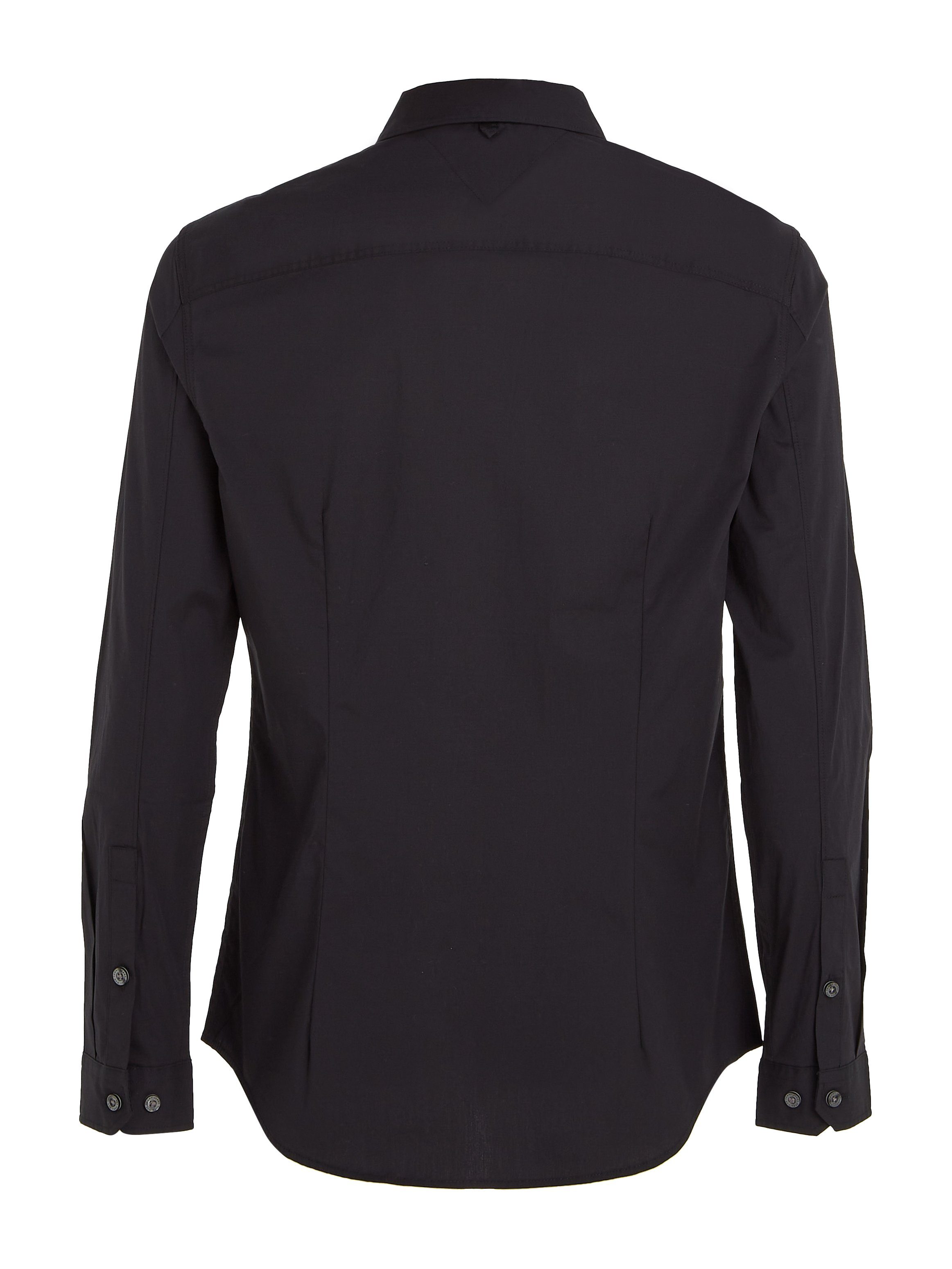 TOMMY JEANS Overhemd met lange mouwen Sabim Stretch Hemd Shirt Stretch shirt, premium, slim fit, met elastaan