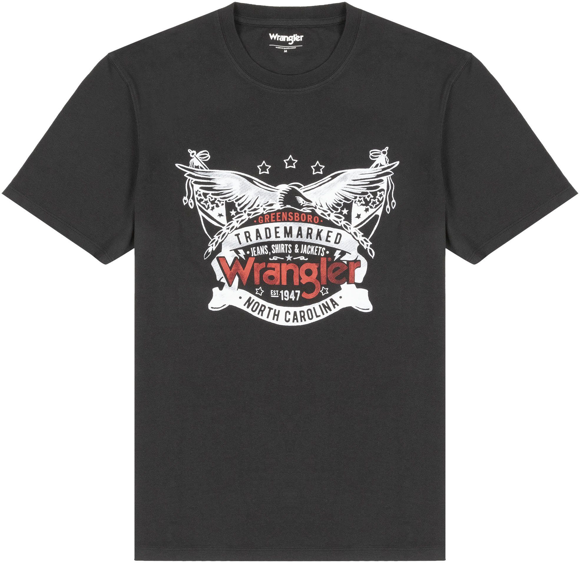 Wrangler Shirt met print Americana Tee