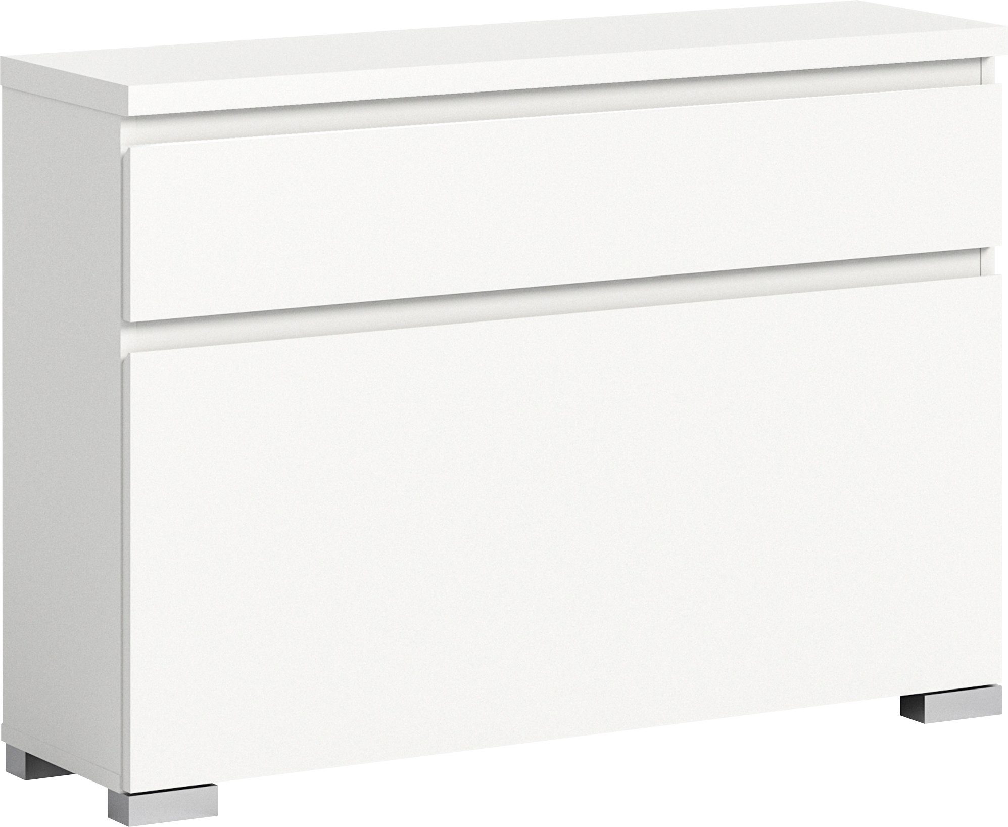 INOSIGN Schoenenkast Skoskap, Diepte 27 cm, 1 Deurtje, 1 Lade, plaats voor 4 paar schoenen hangend en staand te monteren, schoenenkipper, schoenenkast, schoenenrek