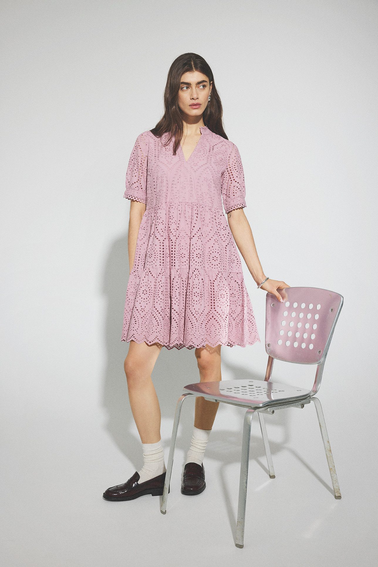 Y.A.S Blousejurk YASHOLI SS DRESS S. NOOS