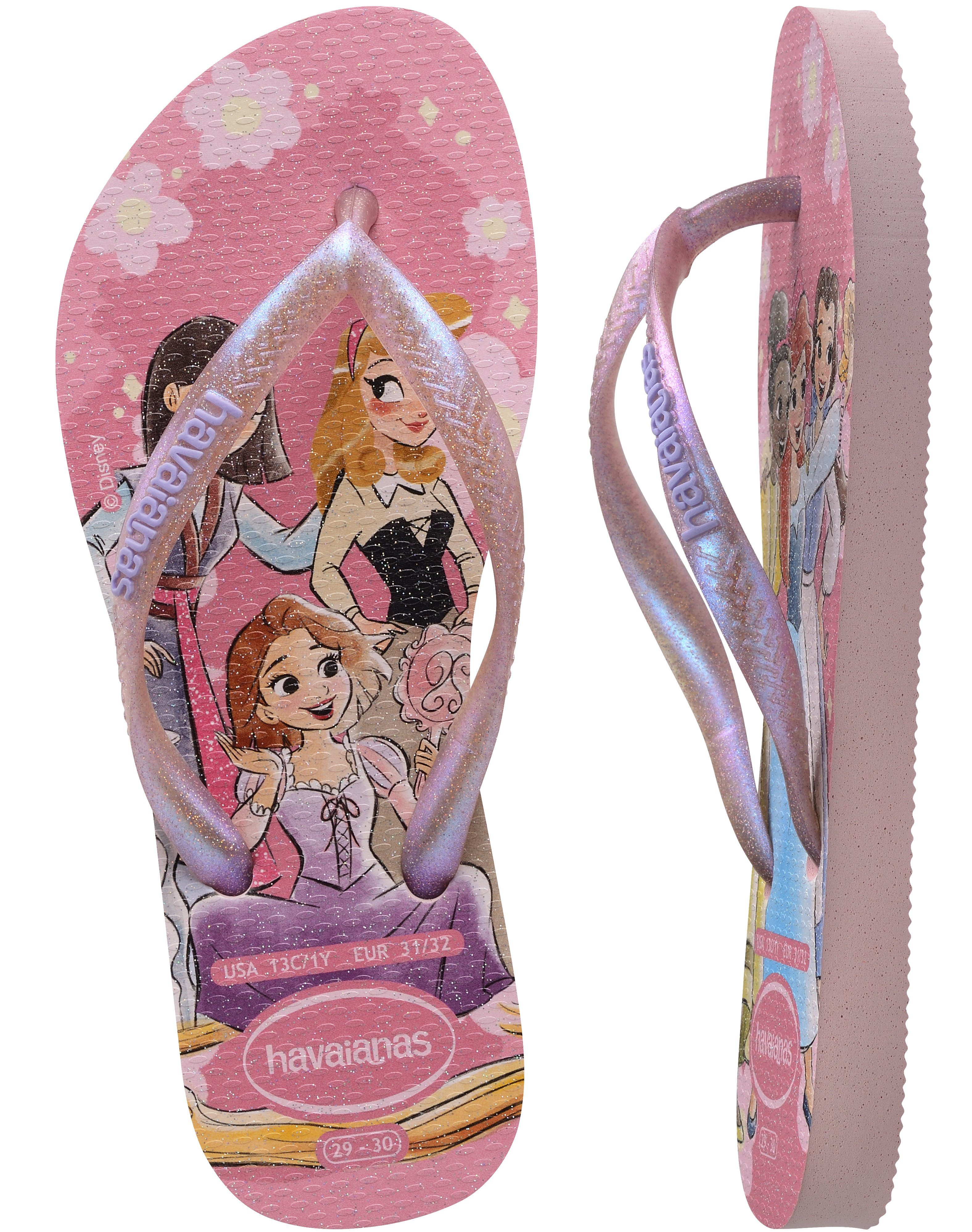 Havaianas Teenslippers KIDS SLIM PRINCESS , zomerschoenen, badschoen, vakantie, met schattig prinsessendesign