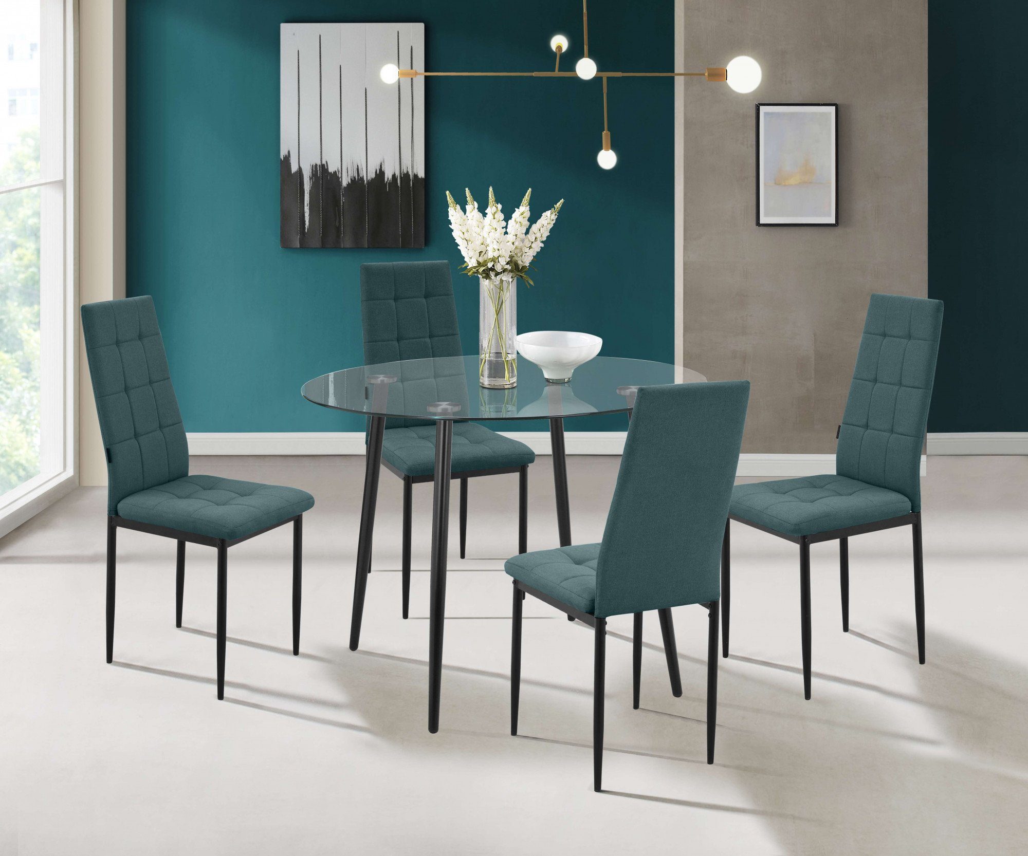 INOSIGN Eetkamerstoel Moana Met quilten (set)