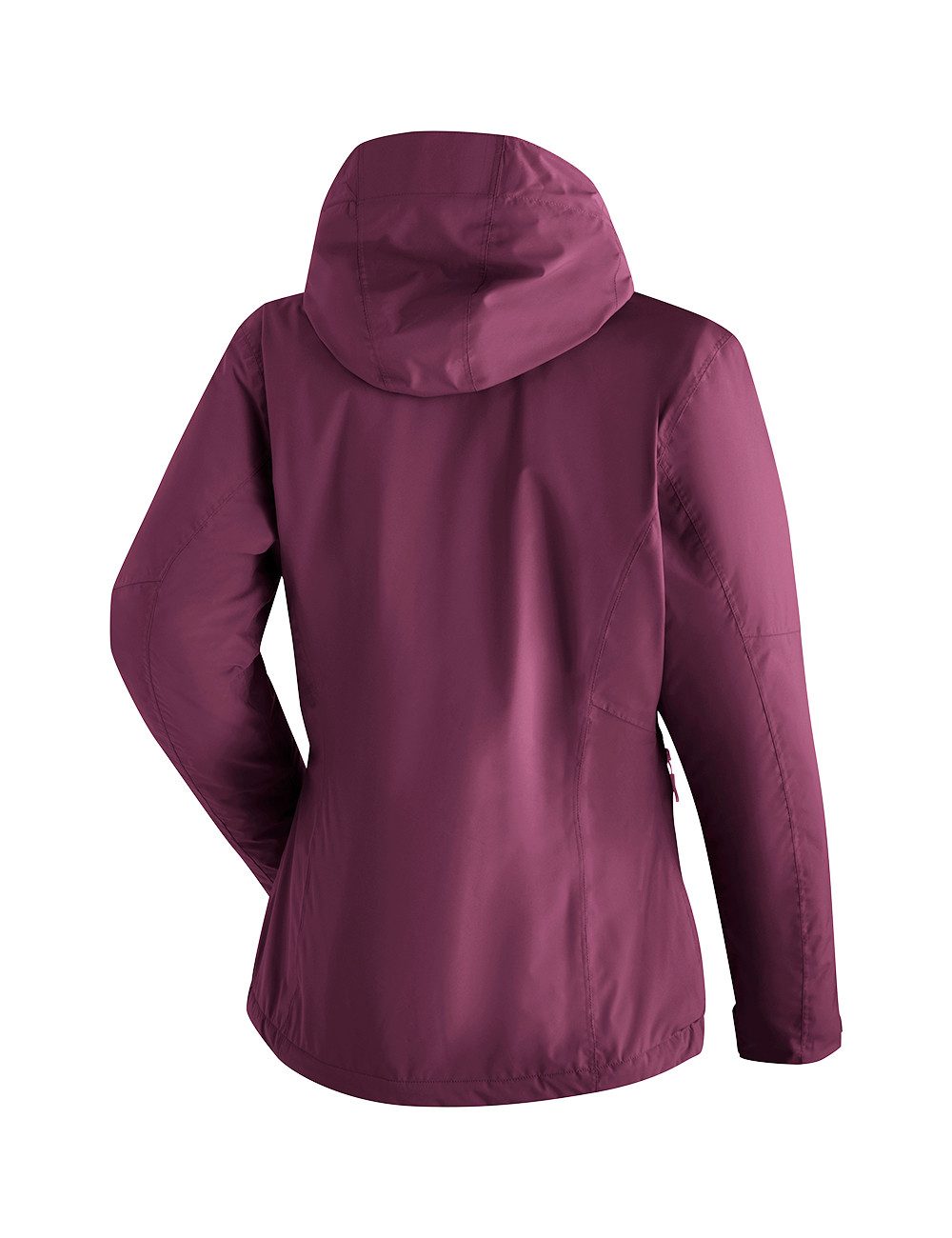 Maier Sports Outdoorjack Metor Therm Rec W Dames wandeljack, ademend en waterdicht, gewatteerde regenjack met capuchon