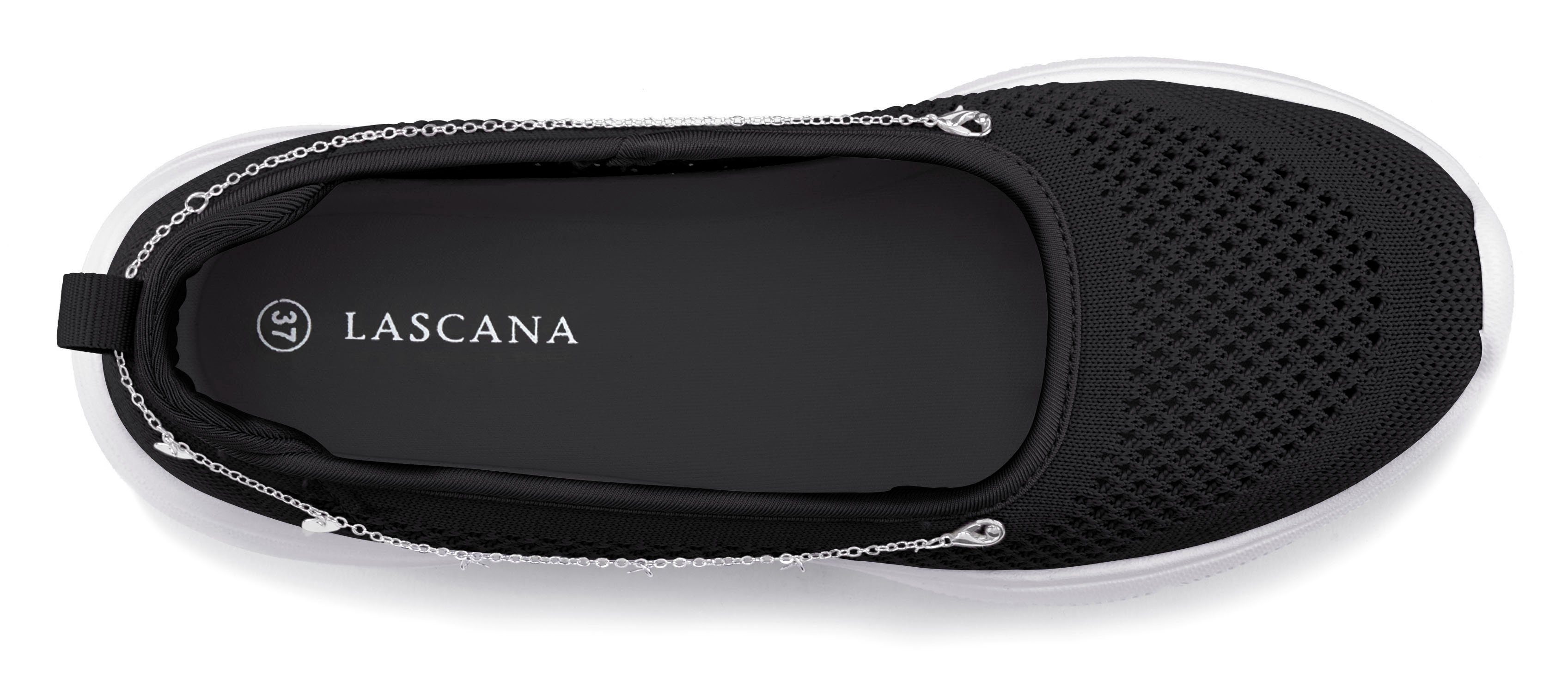 Lascana Sneakers Slip-On sneaker, slipper, ballerina, lage schoen VEGAN