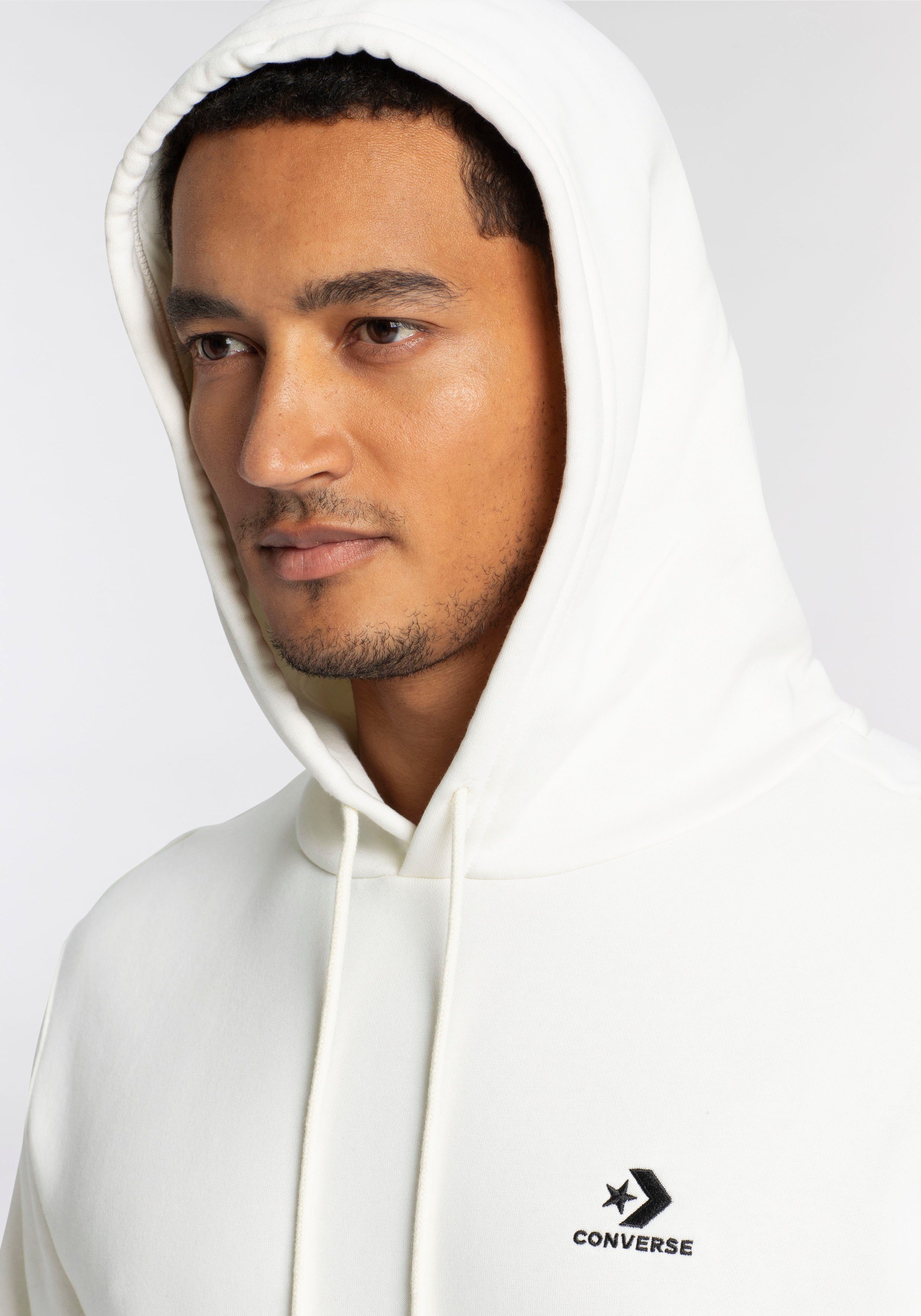 Converse Hoodie EMBROIDERED STAR CHEVRON BRUSHED BACK FLEECE HOODIE (1-delig)