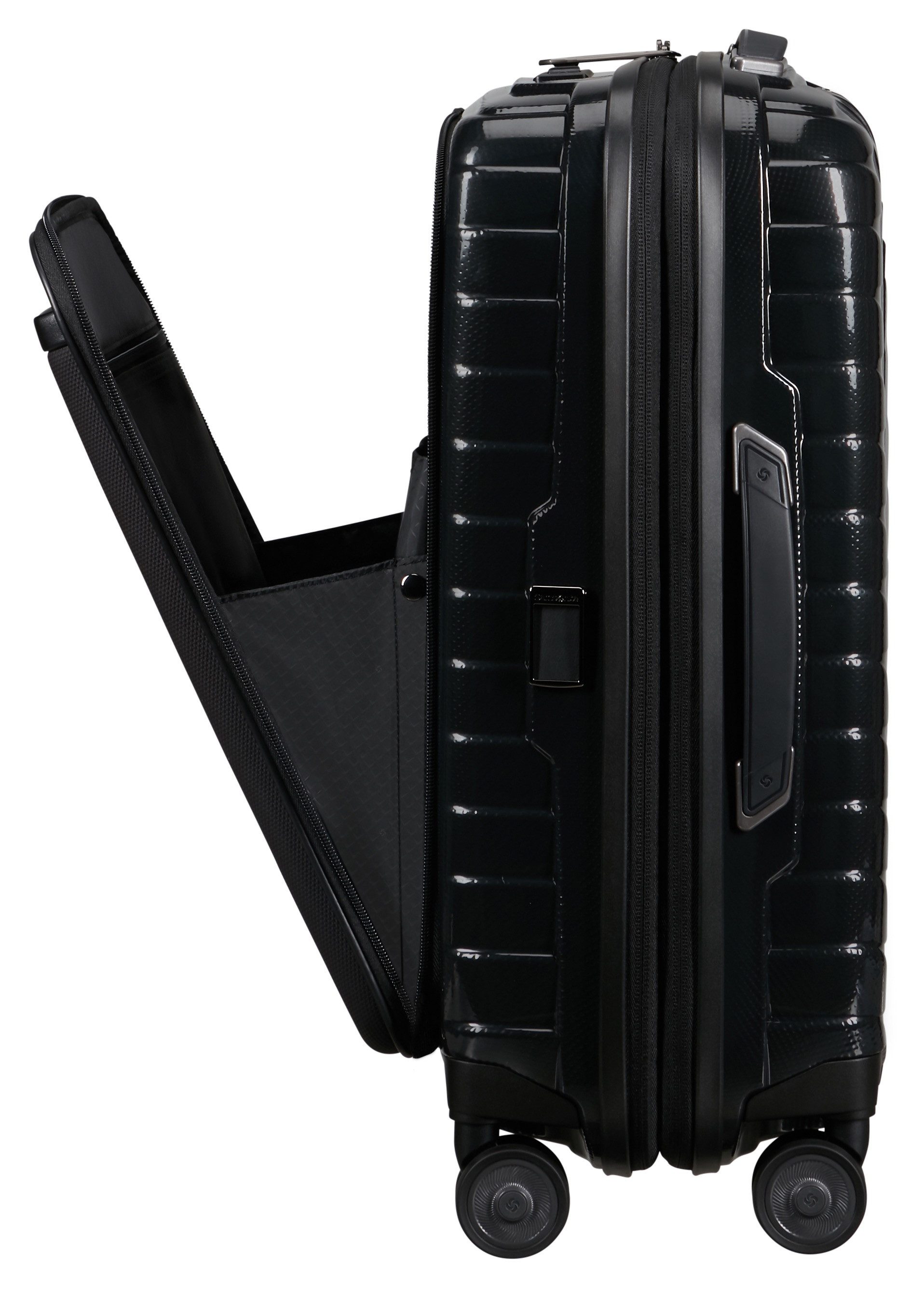 Samsonite Hardshell-trolley PROXIS 55 EXP easy access Handbagage harde koffer volumevergroting laptopvak