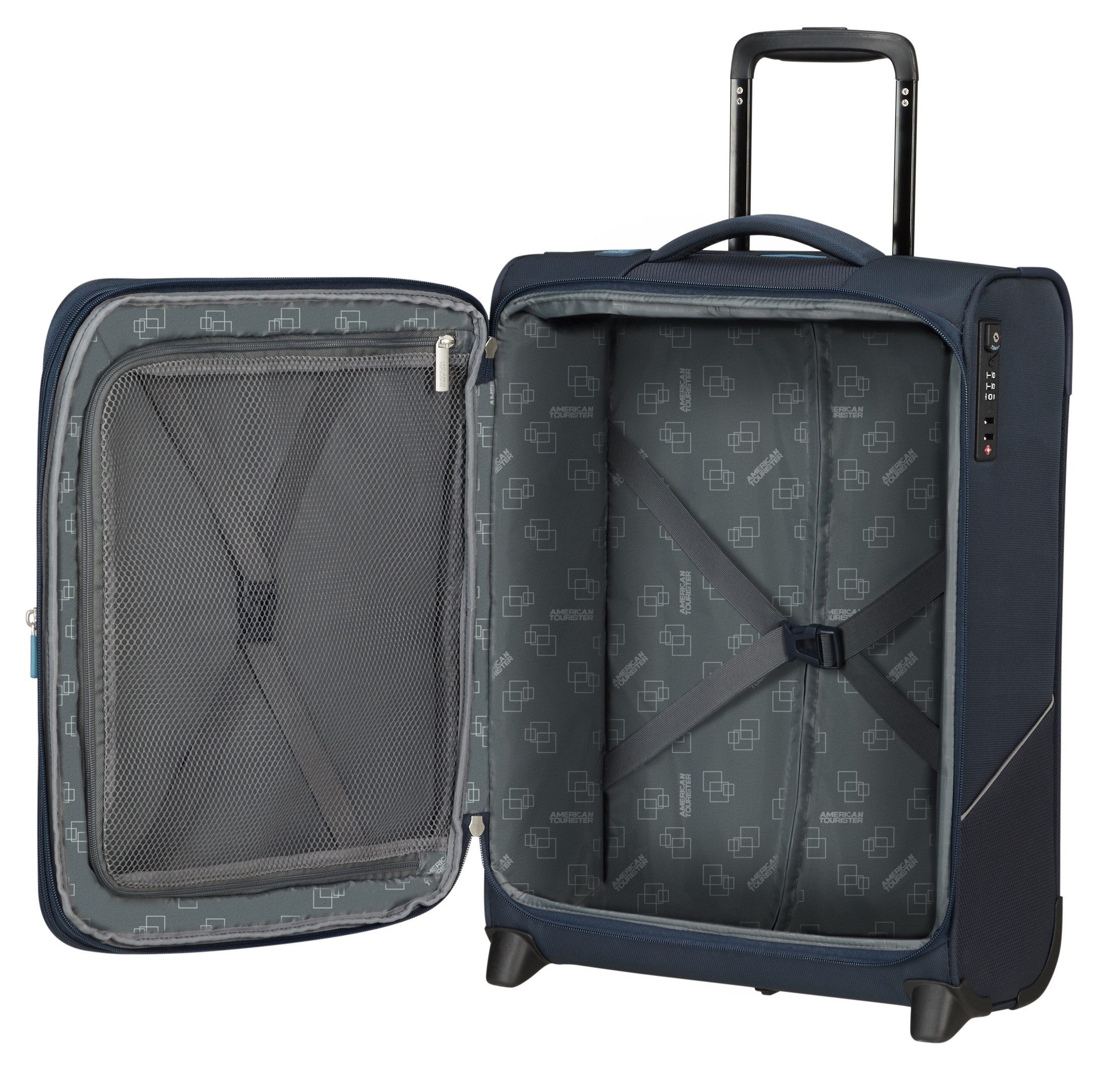 American Tourister Trolley (handbagage) SUMMERRIDE 55 uitbreidbaar Handbagage-koffer reiskoffer met TSA-cijferslot