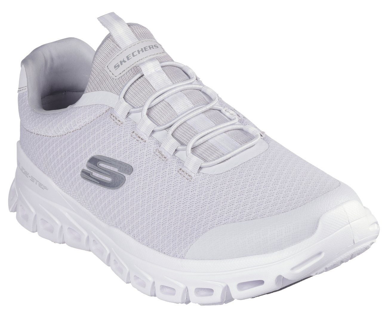 Skechers Slip-on sneakers GLIDE-STEP trekkingschoenen, vrijetijdsschoen, sneakers voor instappen heren lage sneakers maat 43 wit