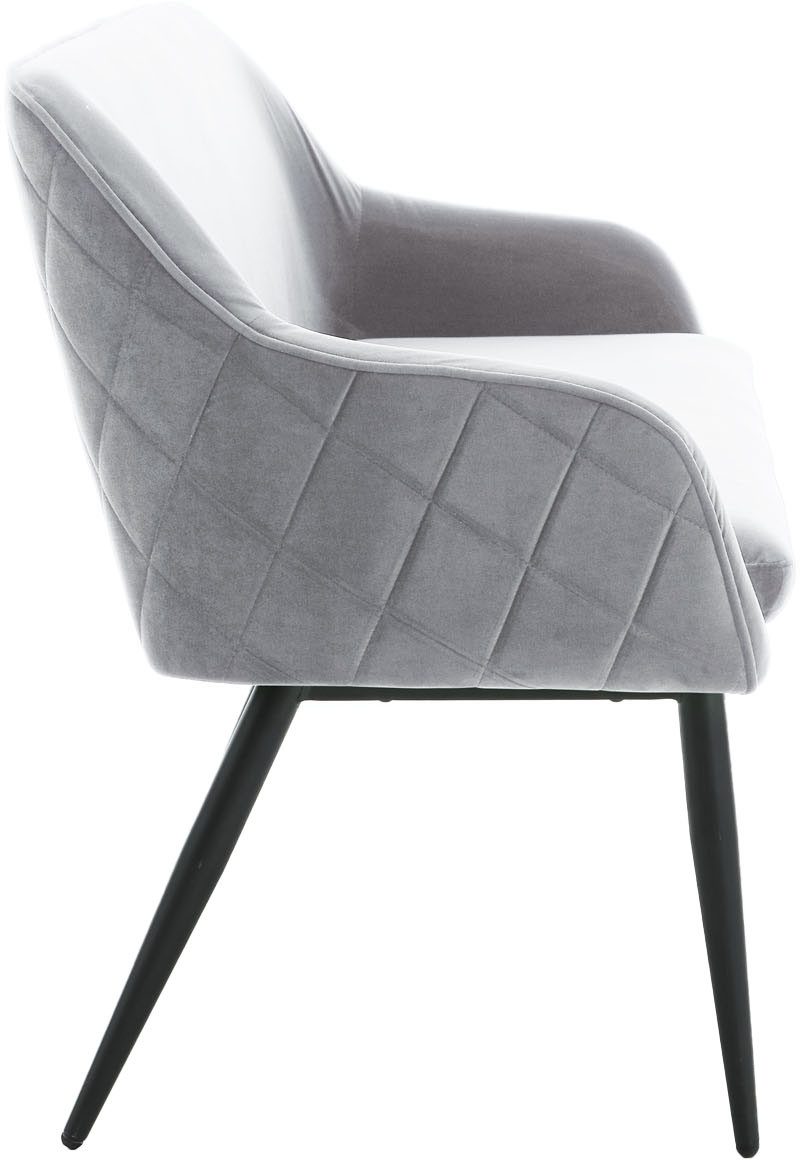 SalesFever Eethoek Rugvlak met ingewikkelde ruitstepping (set, 6-delig)
