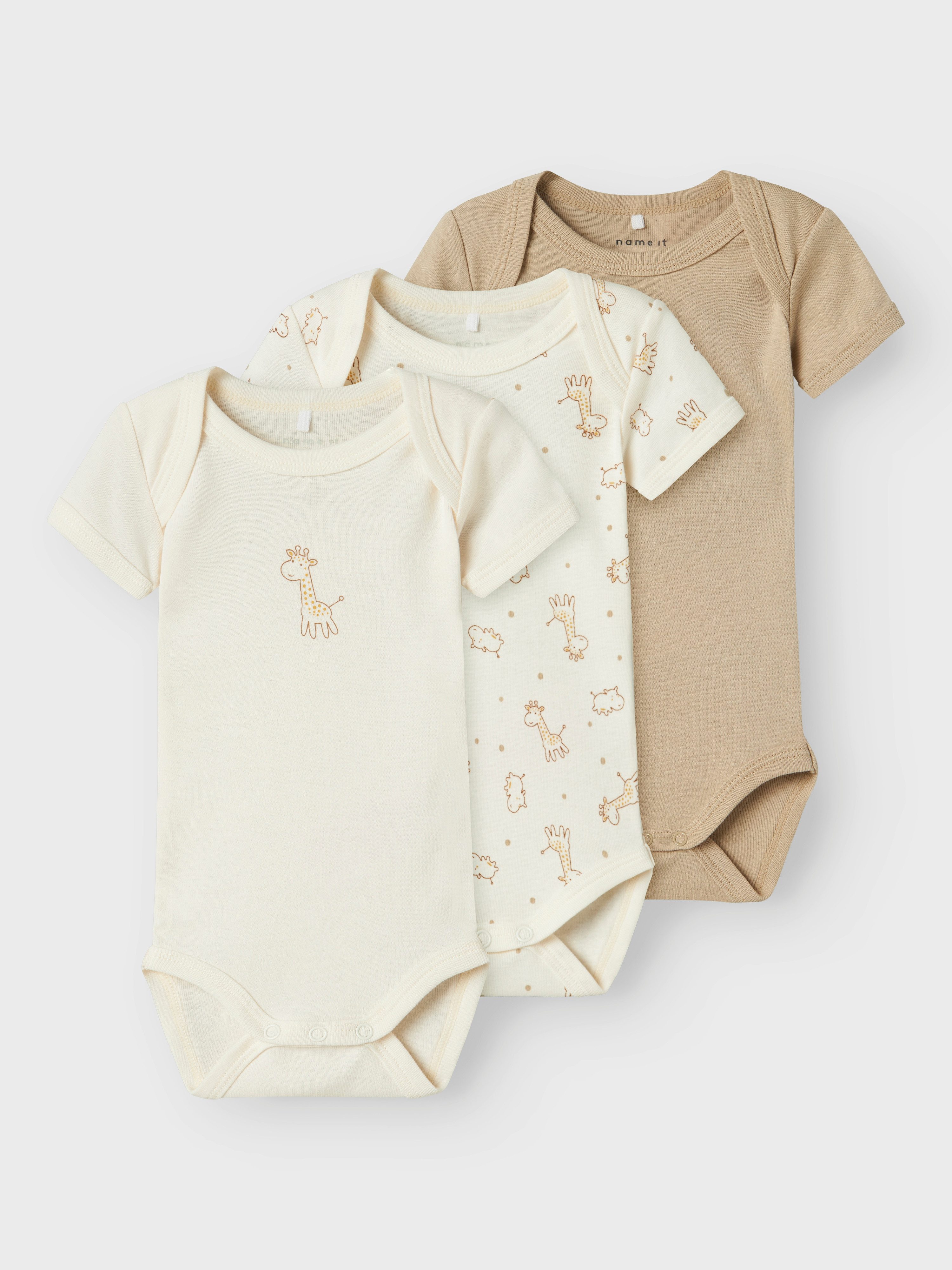 Name It Body NBNBODY 3P SS JET STREAM GIRAFFE NOOS (set, 3-delig)