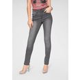 arizona slim fit jeans curve-collection high waist grijs