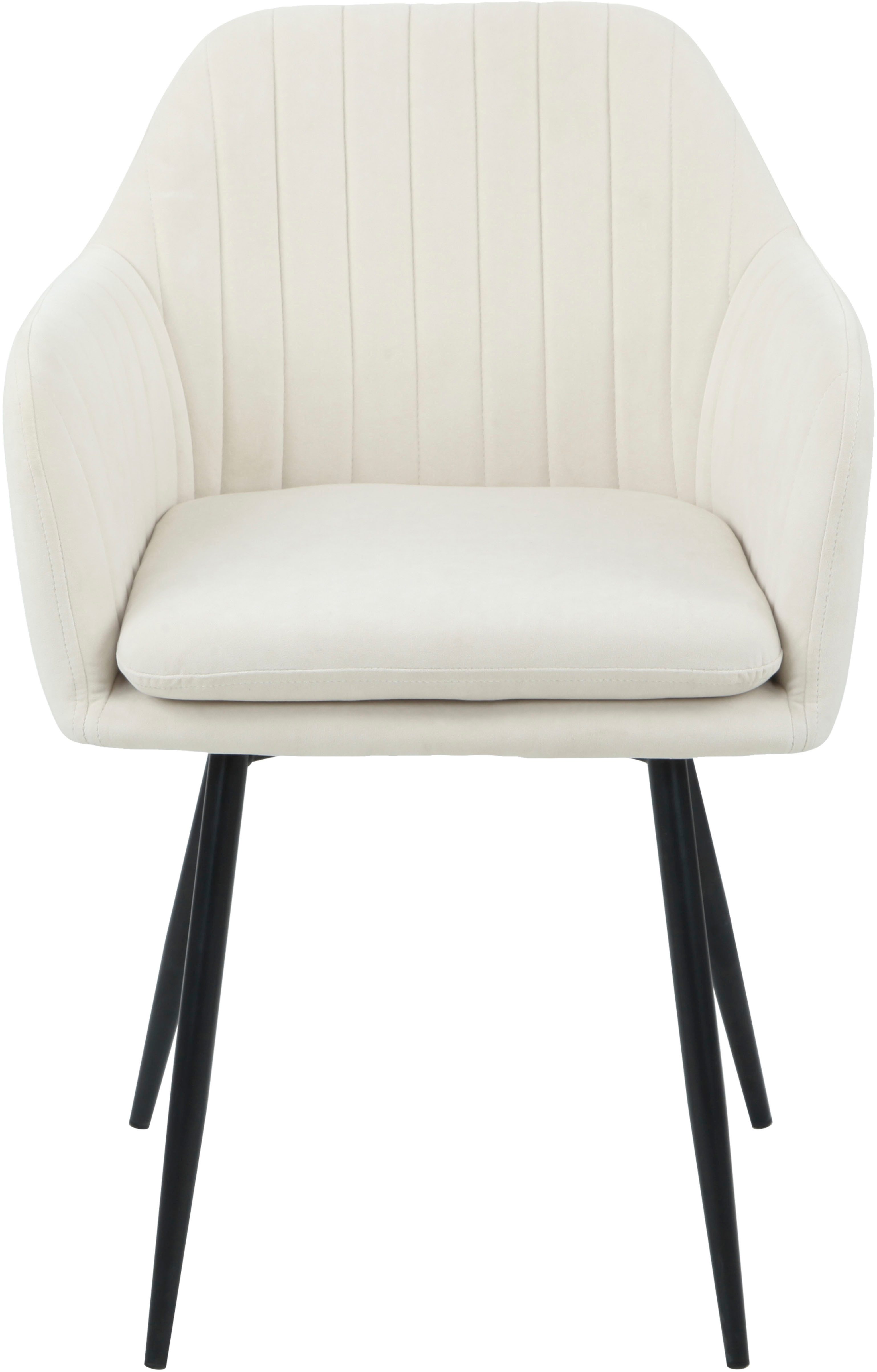 HELA Stoel met armleuningen Carla comfortabele fauteuil, kuipstoel (set)