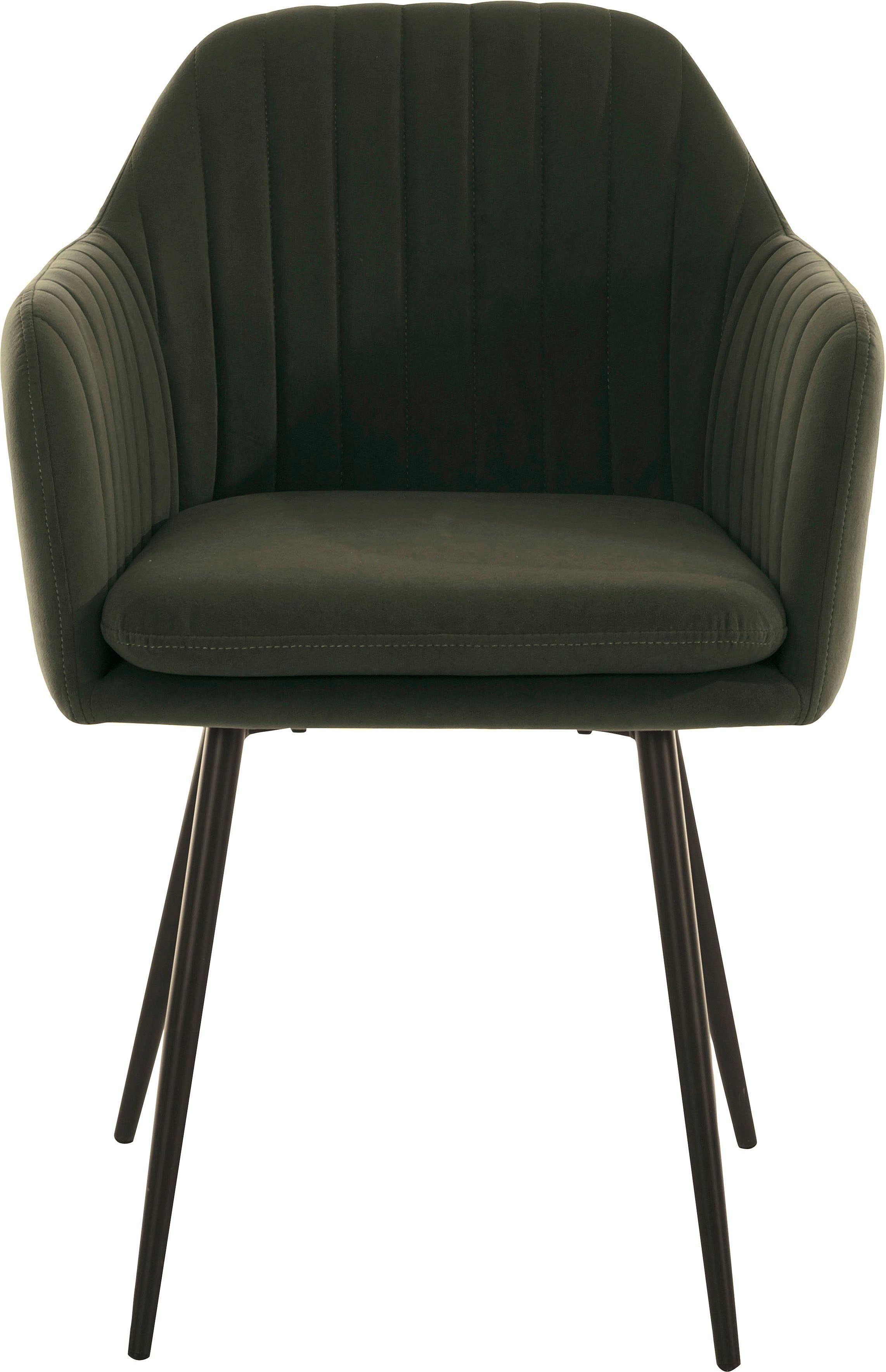 HELA Stoel met armleuningen Carla comfortabele fauteuil, kuipstoel (set)