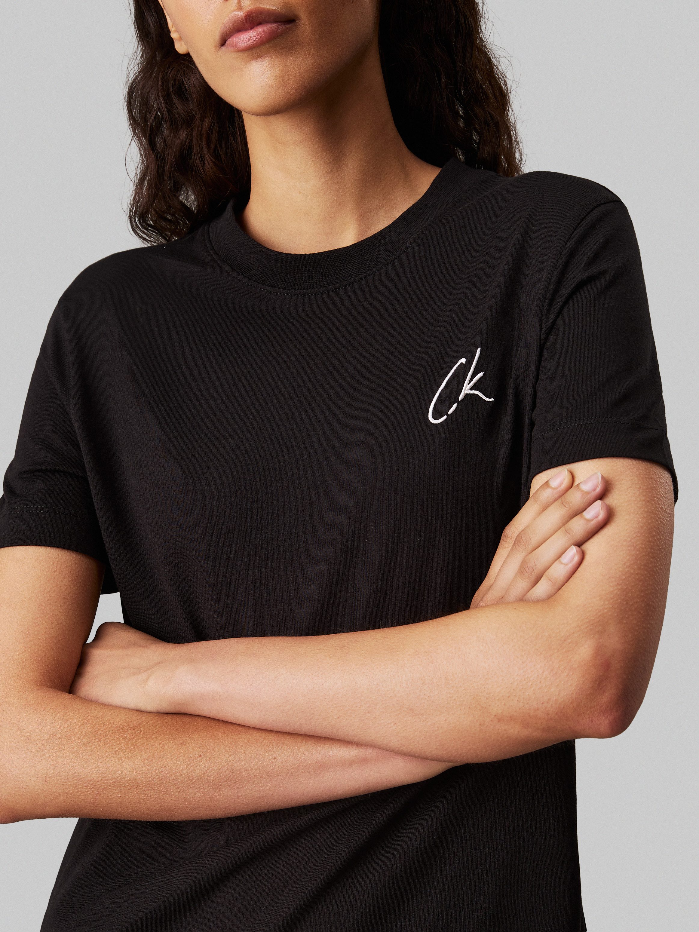 Calvin Klein T-shirt EMBROIDERED CK REGULAR TEE