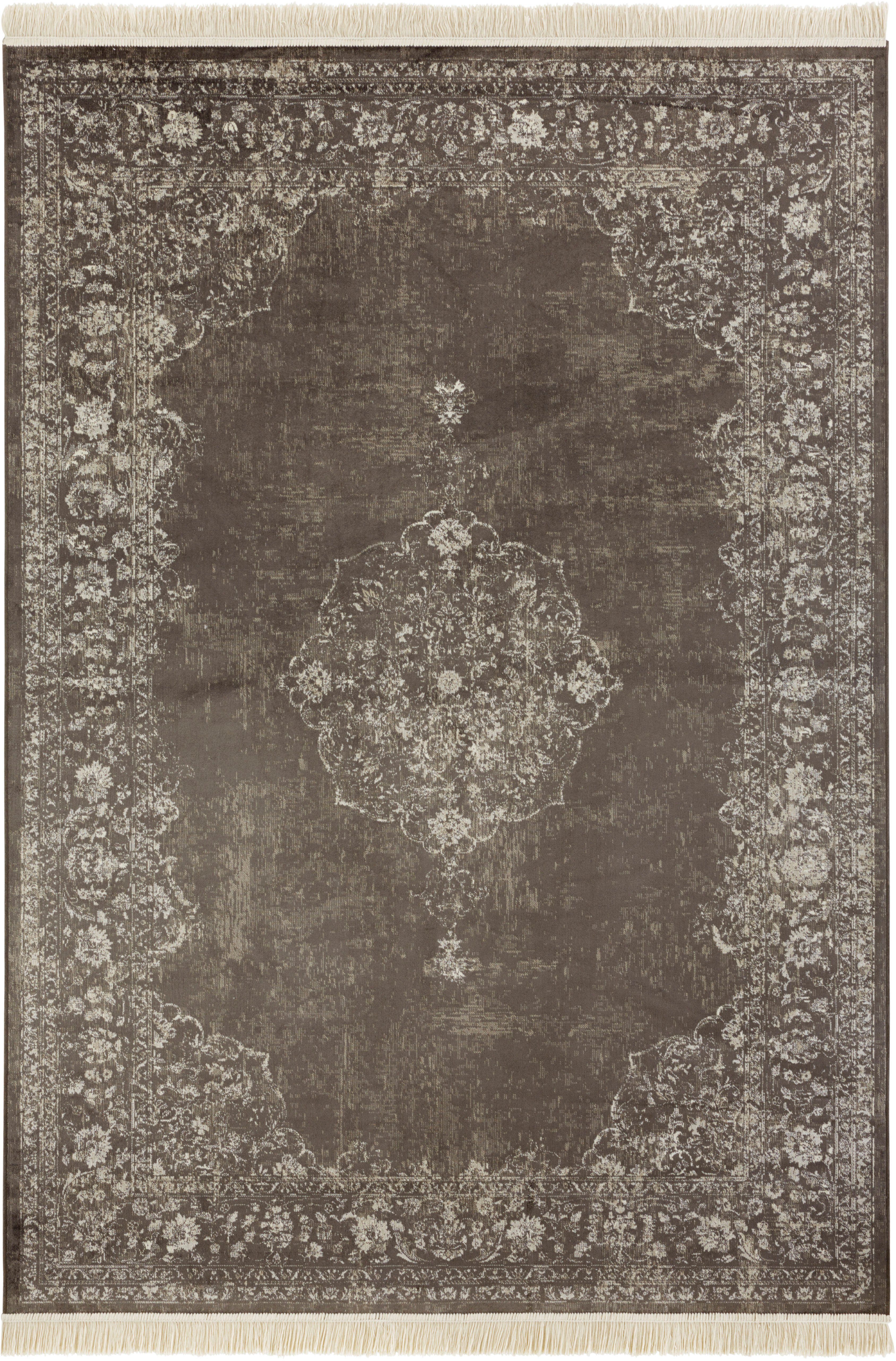 NOURISTAN Vloerkleed Orient Vintage medaillon Oriëntaals met franje, oriënt, woonkamer, slaapkamer, eetkamer