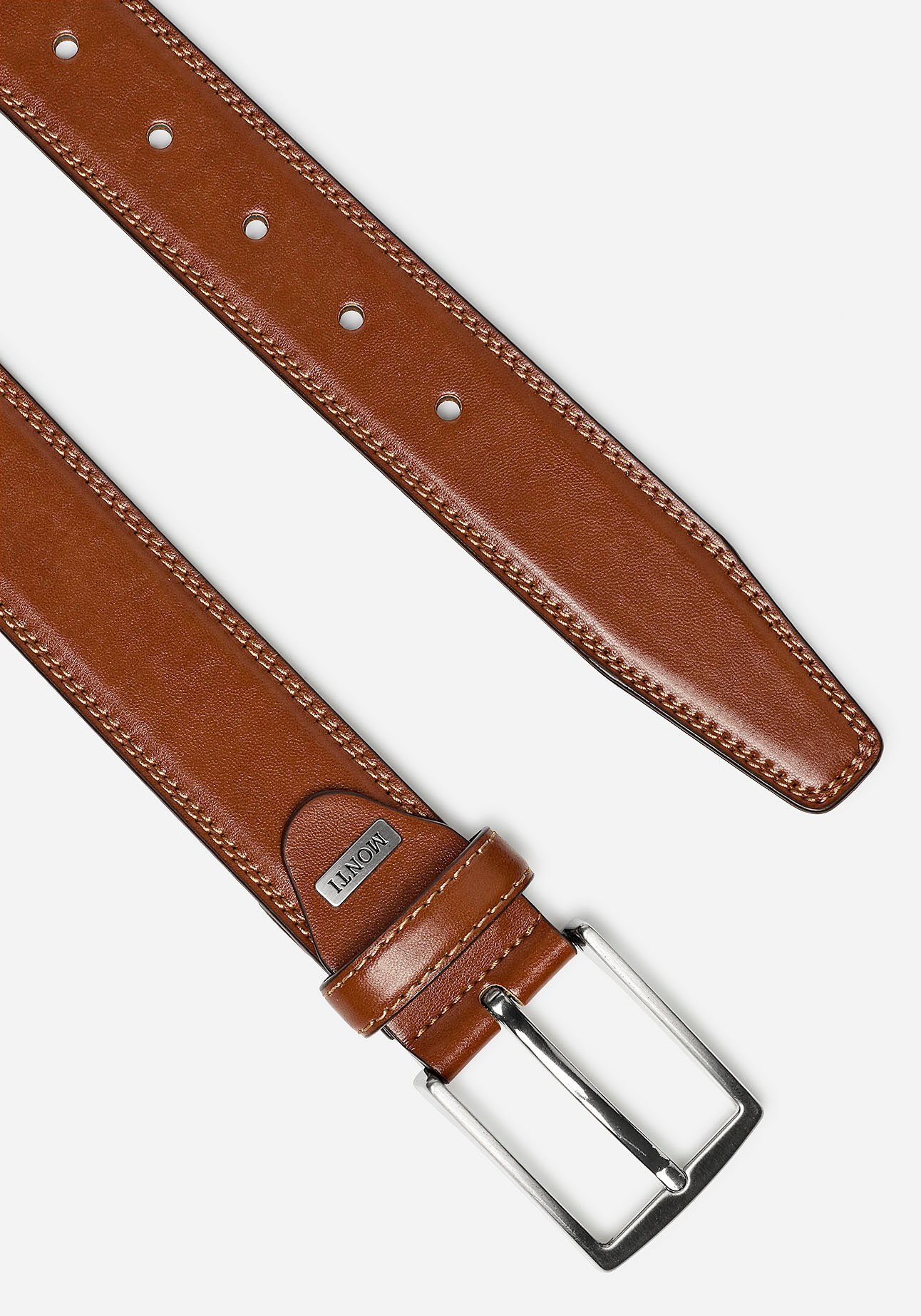 MONTI Synthetische riem Wenen 3,5 cm breed, klassiek-business, inkortbaar, tot maat 150 cm