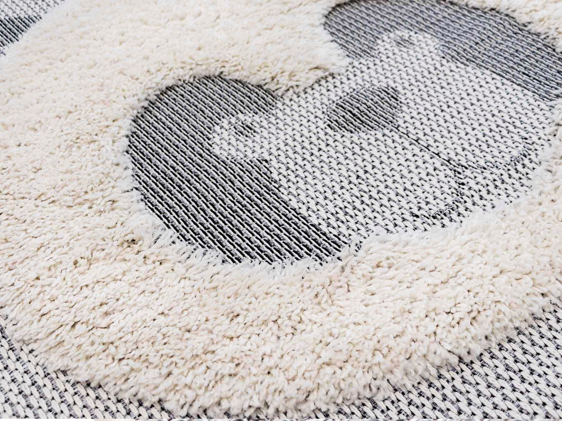 Primaflor-Ideen in Textil Kindervloerkleed NAVAJO - Panda Reliëfeffect, motief panda, kinderkamer