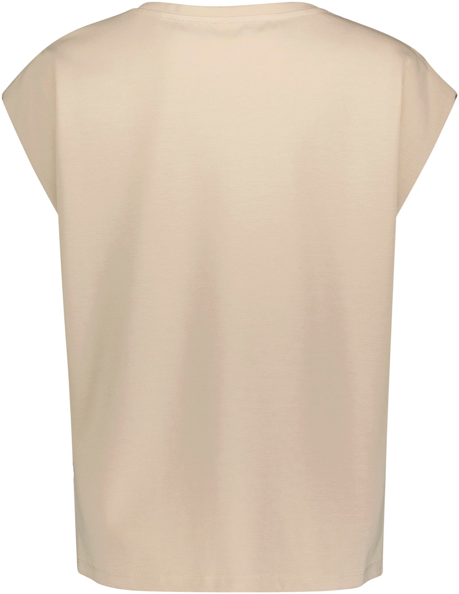 IMPERIAL T-shirt Mouwloos "Punto Milano" shirt met omgeslagen armsgaten
