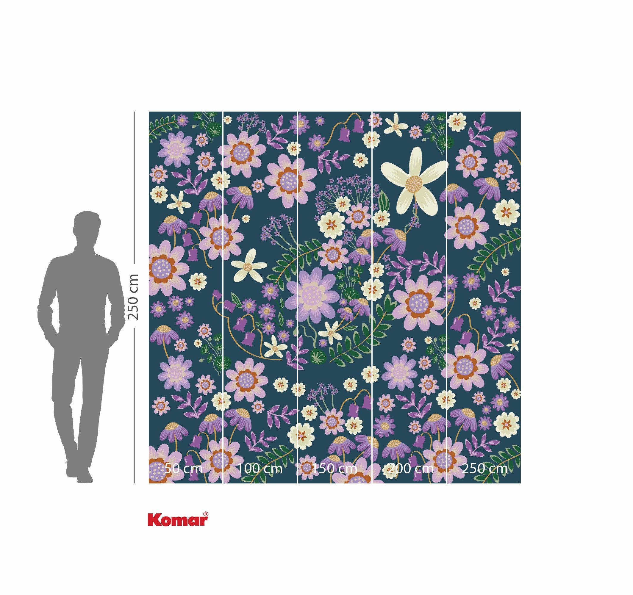 Komar Kinderbehang Disney Minnie Mouse Gardening Club Blue (1 stuk)