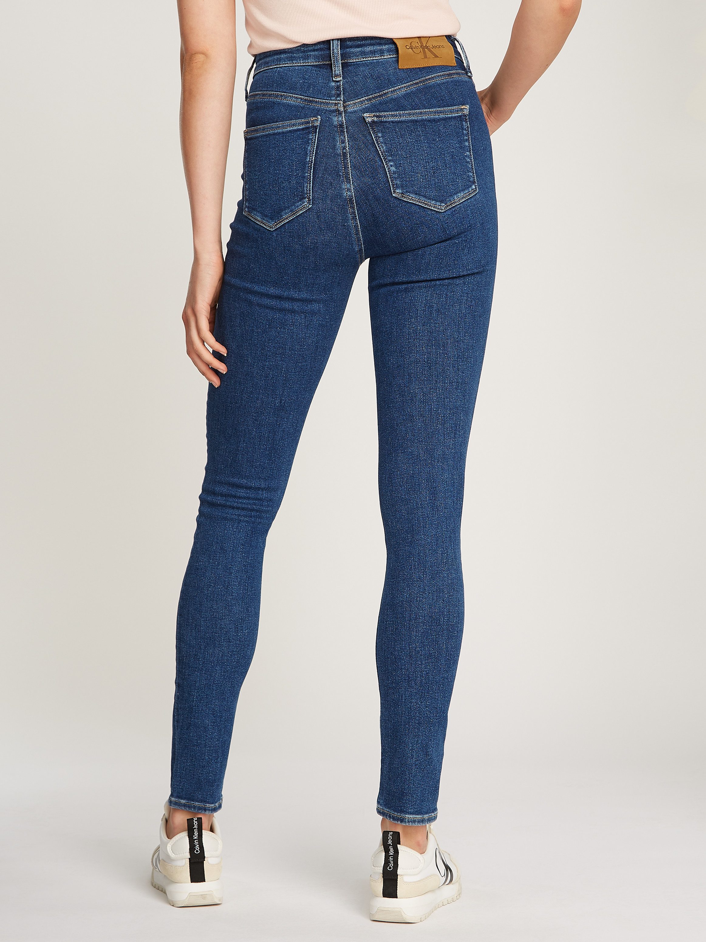 Calvin Klein Skinny fit jeans High rise skinny in 5-pocketsstijl