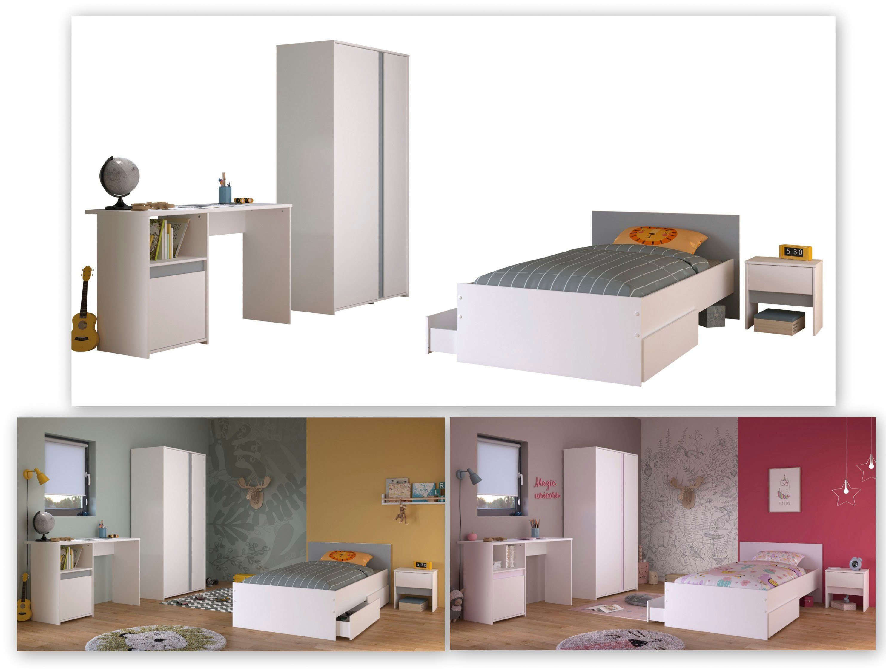 Parisot Tienerkamerset Pirouette (set, 5-delig)