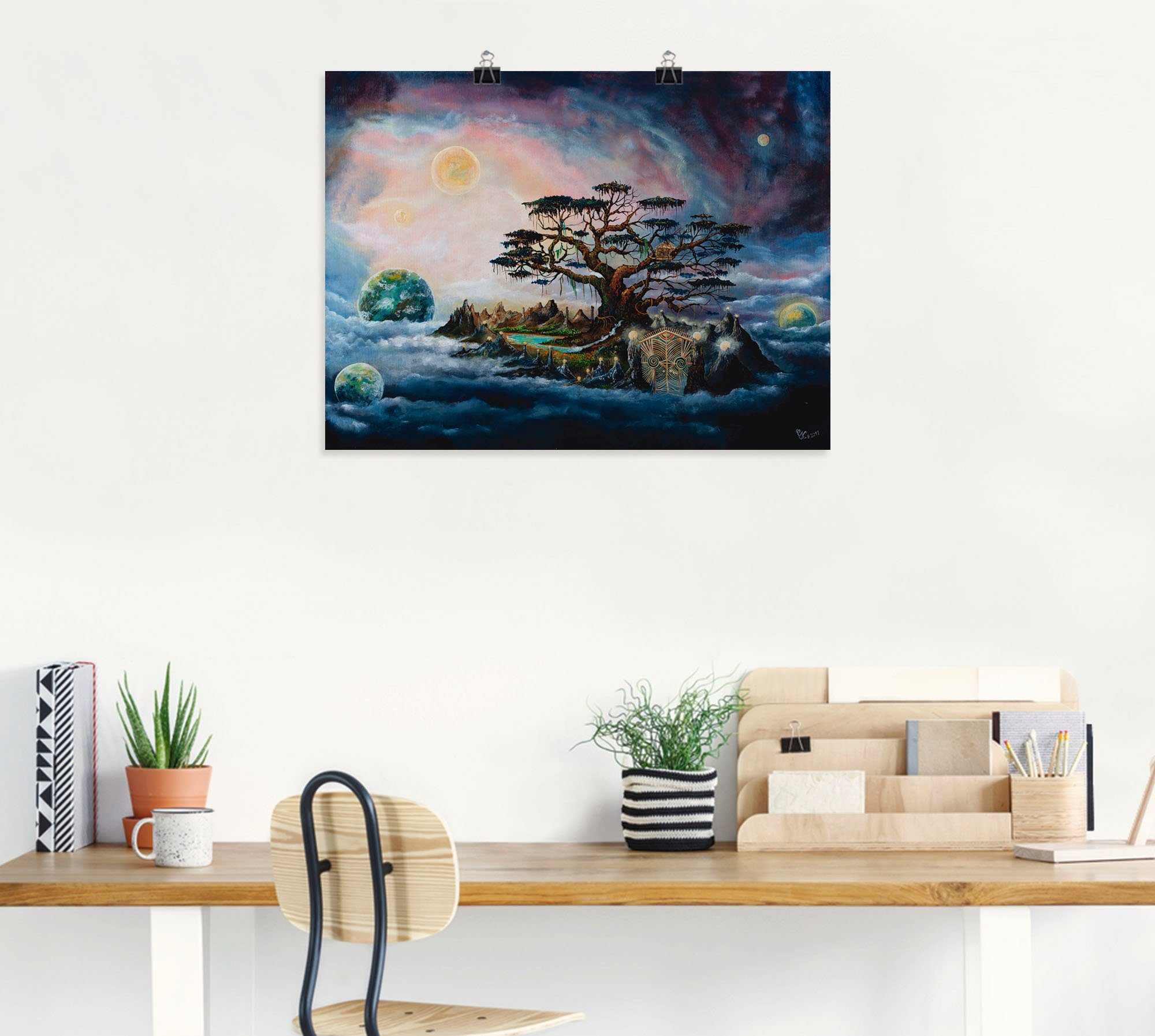 Artland Artprint De wereldwachters als artprint van aluminium, artprint op linnen, muursticker of poster in verschillende maten