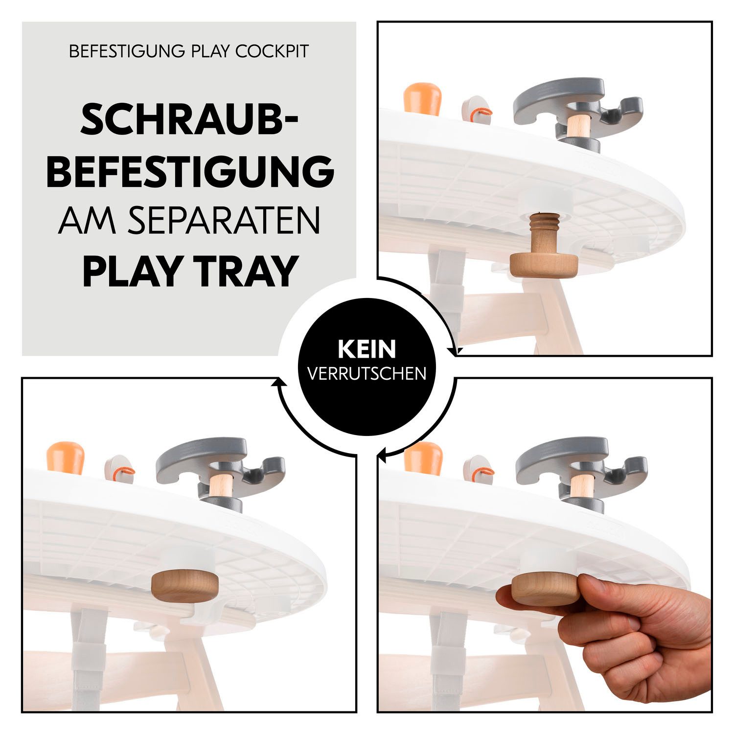 Hauck Motoriekbord Play Cockpit FSC®- beschermt bos - wereldwijd