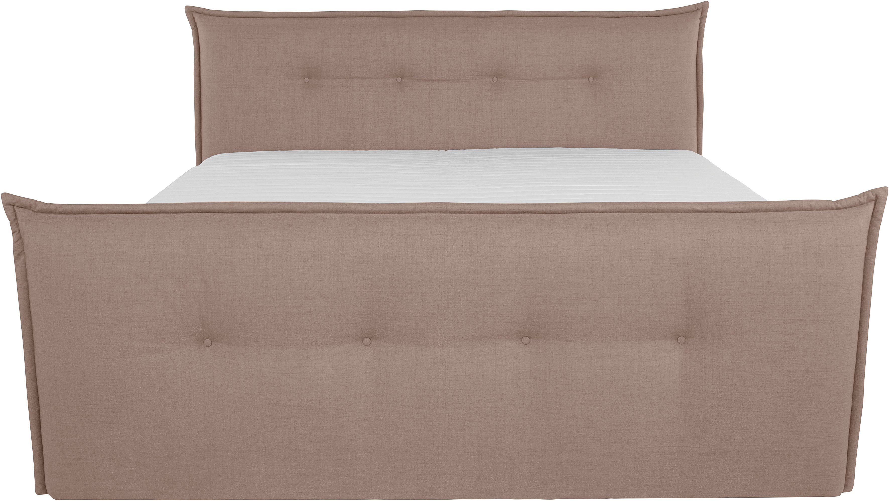 andas Boxspring Lichtgewicht inclusief voetbord, bedkist & topmatras, in 4 breedten en 2 hardheden