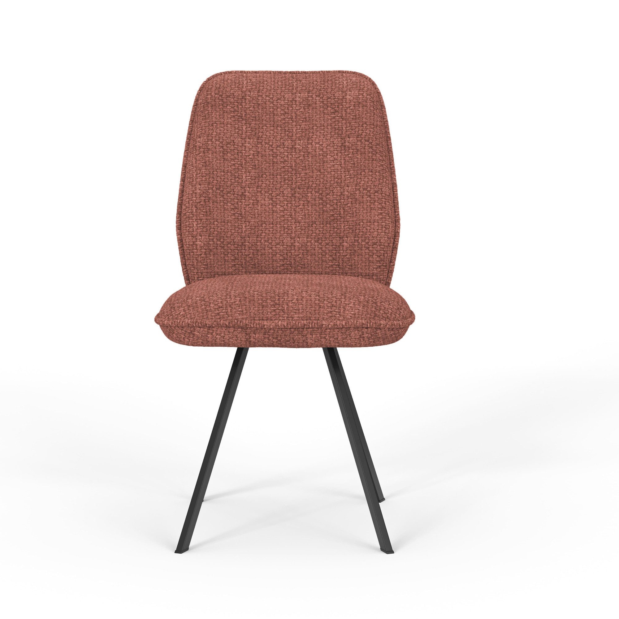 Home affaire Eetkamerstoel Mily eetstoel, woonstoel, gestoffeerde stoel, 4-pootstoel (set, 2 stuks)