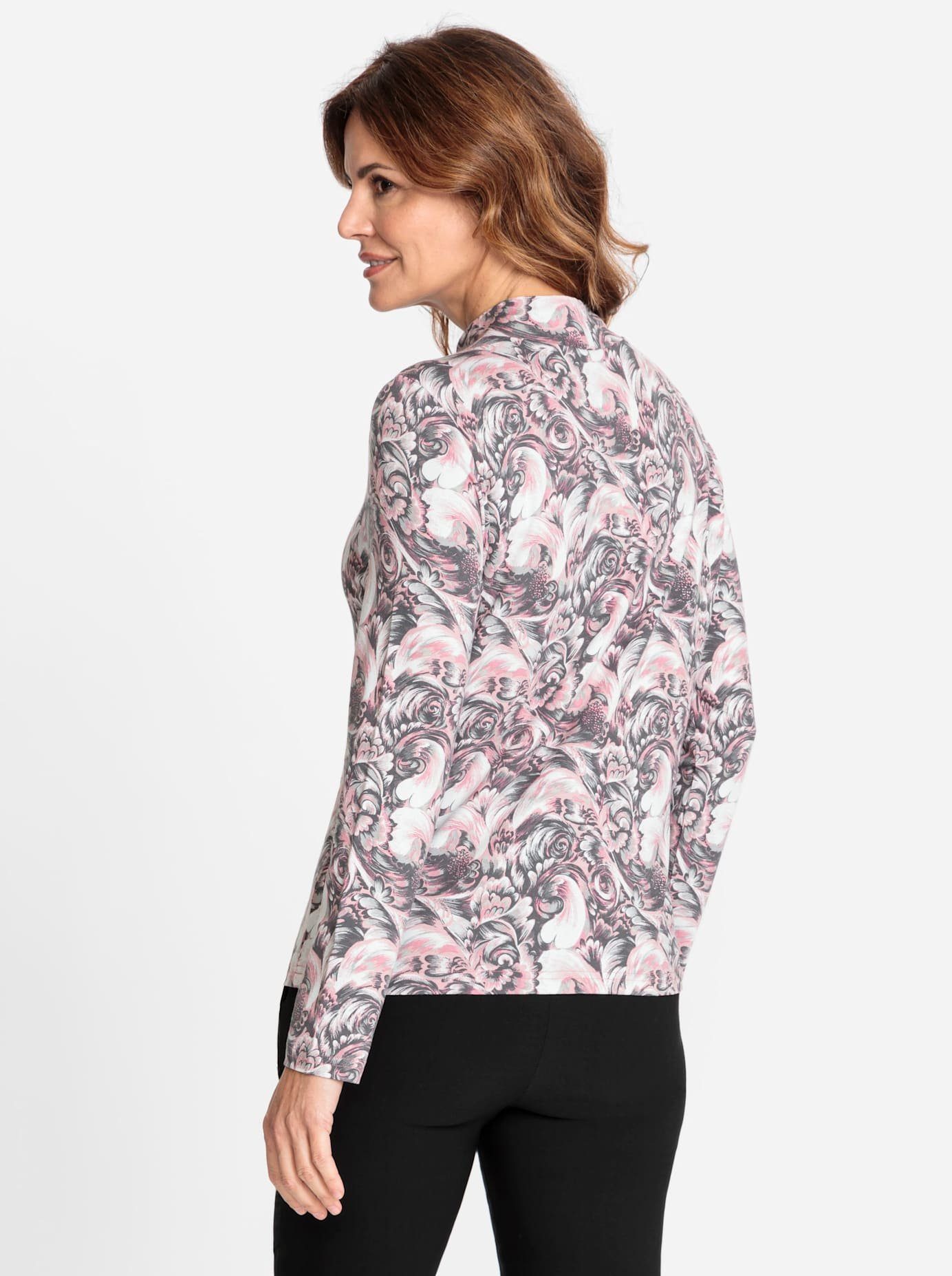 Lady Shirt met staande kraag Shirt (1-delig)