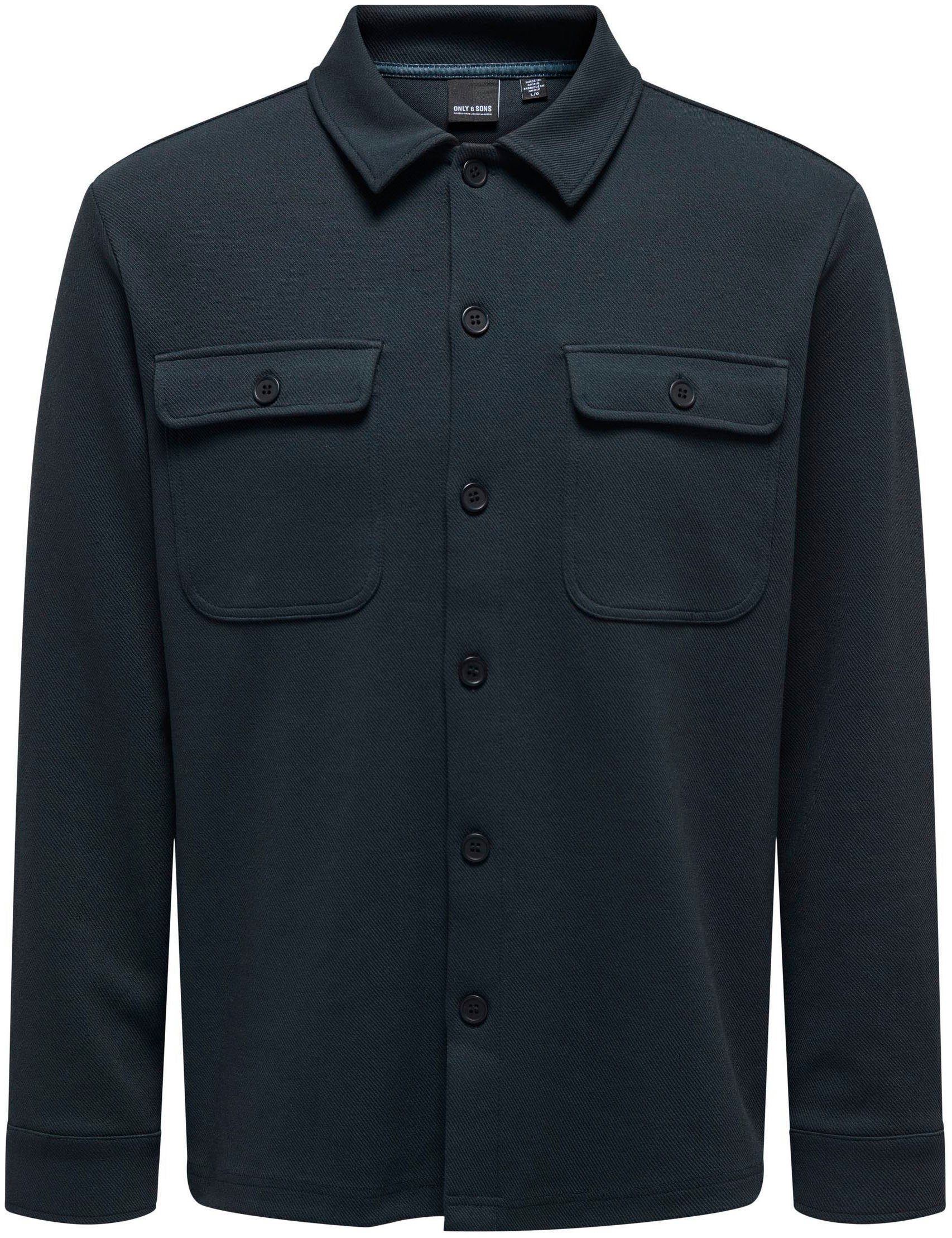 ONLY & SONS Overhemd met lange mouwen ONSNEWKODYL OVERSHIRT SWEAT NOOS
