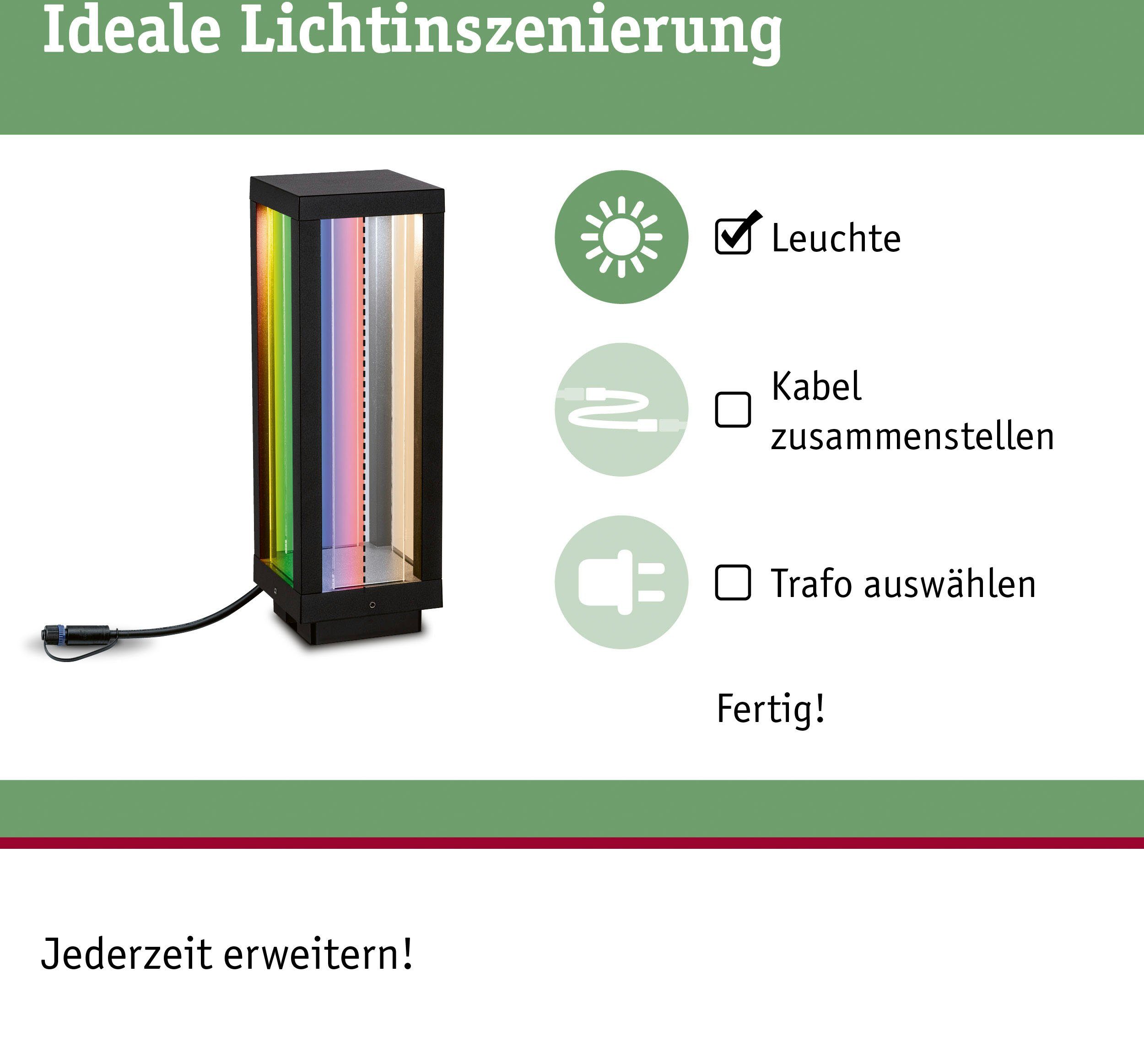 Paulmann Led-tuinverlichting Buiten Plug & Shine Classic Lantaarn 30 ZigBee IP44 RGBW (1 stuk)