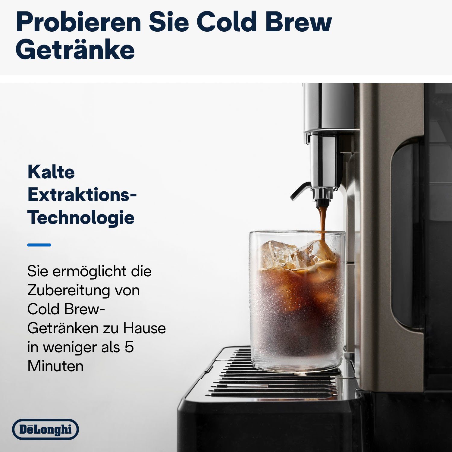 De'Longhi Volautomatisch koffiezetapparaat Eletta Explore Cold Brew ECAM450.86.T - 100 Rezepte (App), heiß & kalt