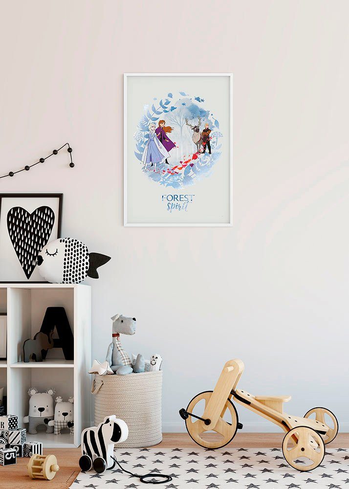 Komar Wanddecoratie Frozen spirit Wanddecoratie voor de kinderkamer - zonder lijst (1 stuk)