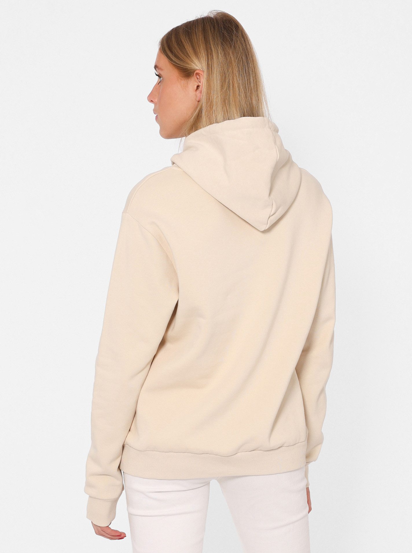 Zwillingsherz Hoodie Wild Free met pailletten, koord en binnenkant van de capuchon in -look