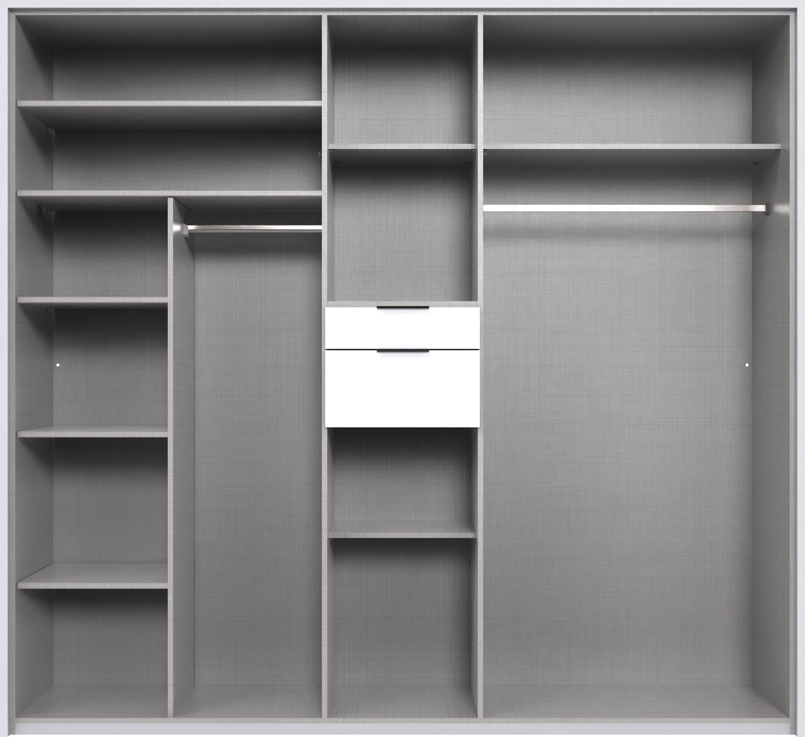 Wimex Draaideurkast Moldau kledingkast met spiegel slaapkamerkast bestseller Kies je interieur, kant-en-klaar geconfigureerd in de kast