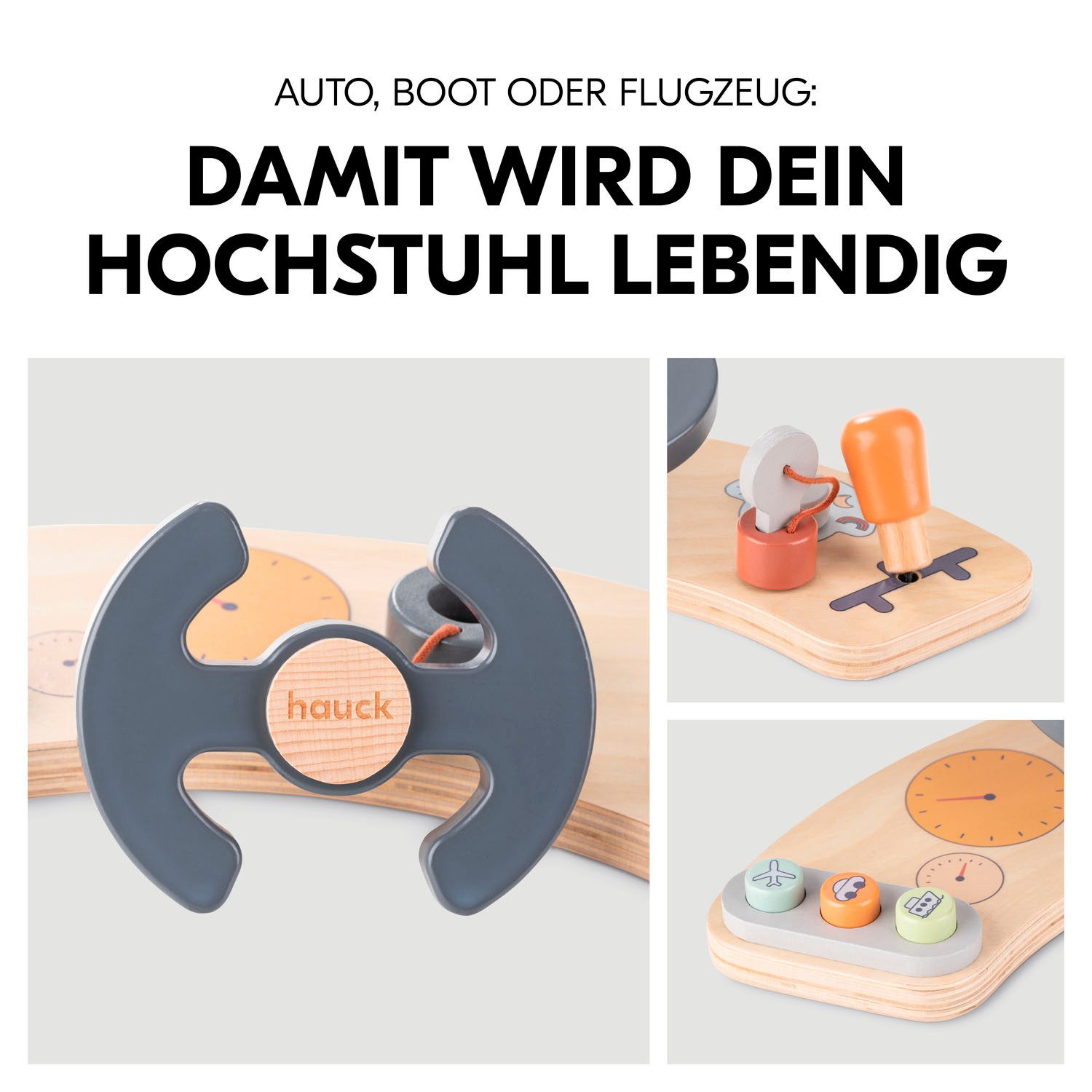 Hauck Motoriekbord Play Cockpit FSC®- beschermt bos - wereldwijd