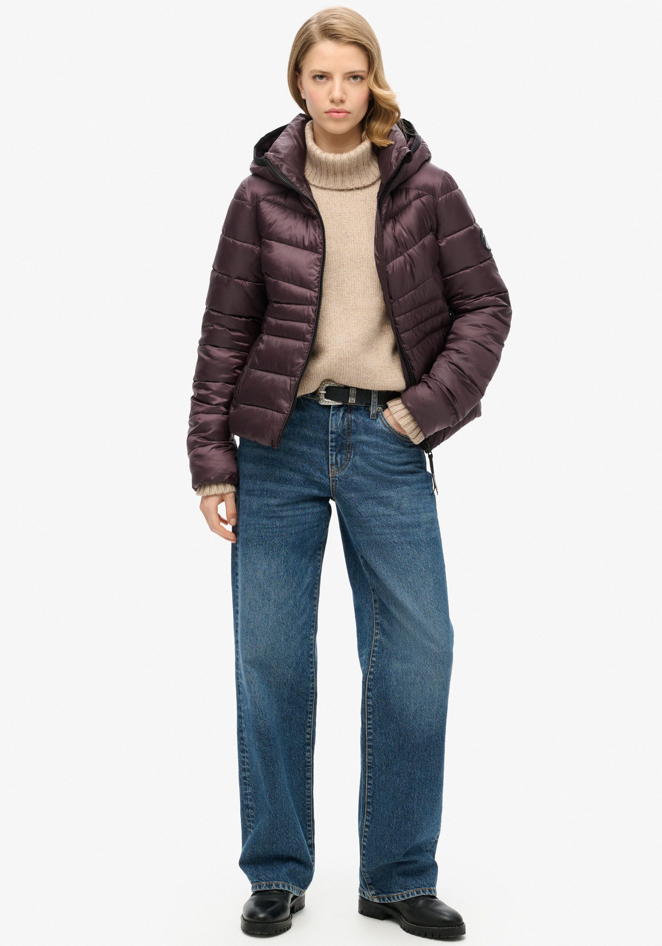 Superdry Gewatteerde jas HOODED FUJI QUILT PADDED JKT